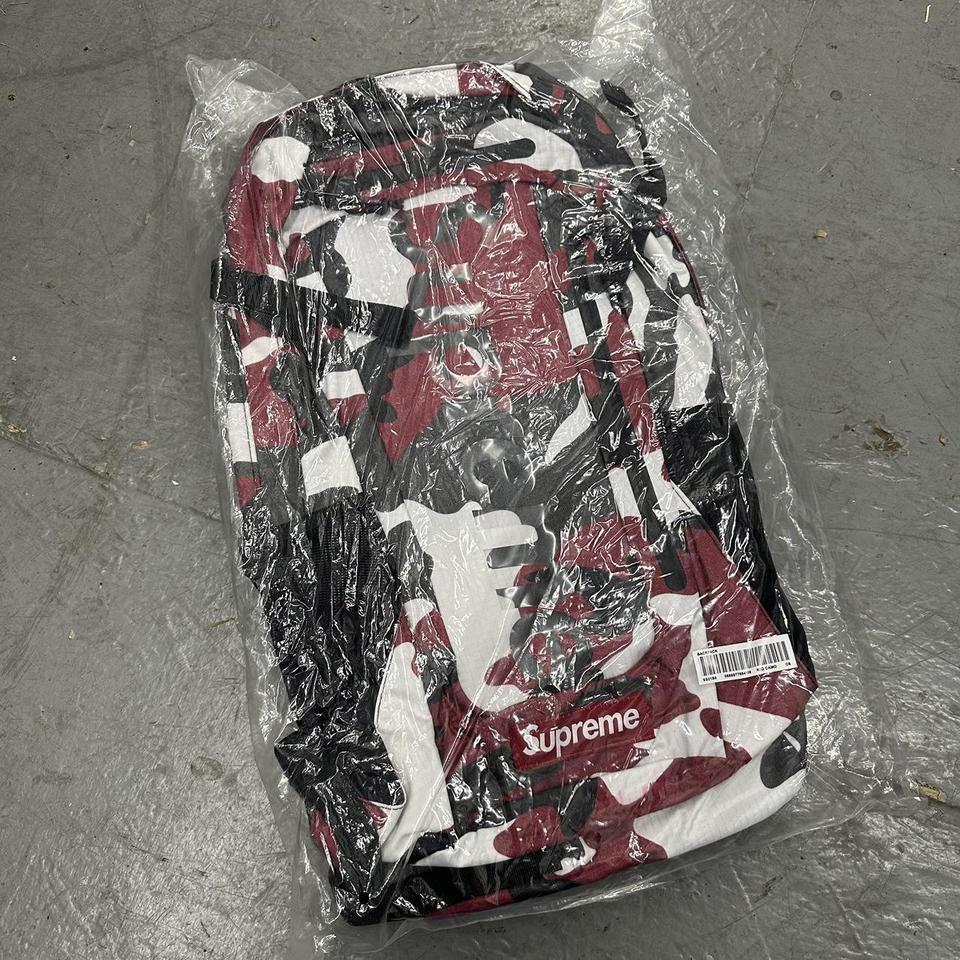 Buy Supreme Backpack 'Red Camo' - SS21B9 RED CAMO