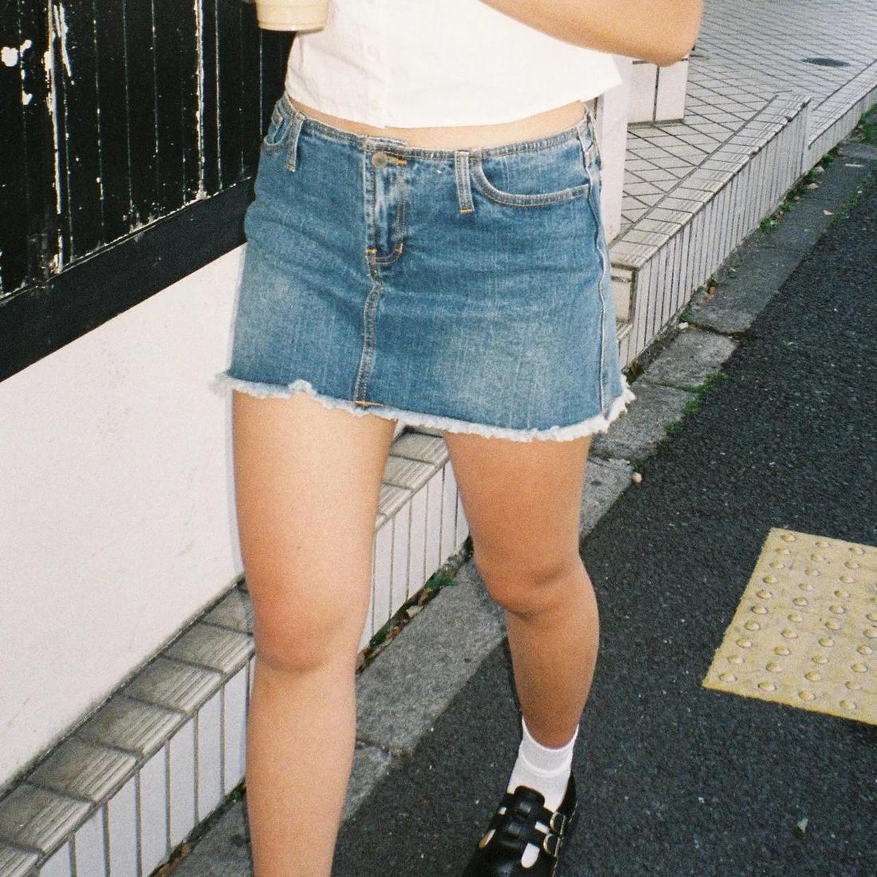 Brandy Melville Valerie Denim Mini Such Depop