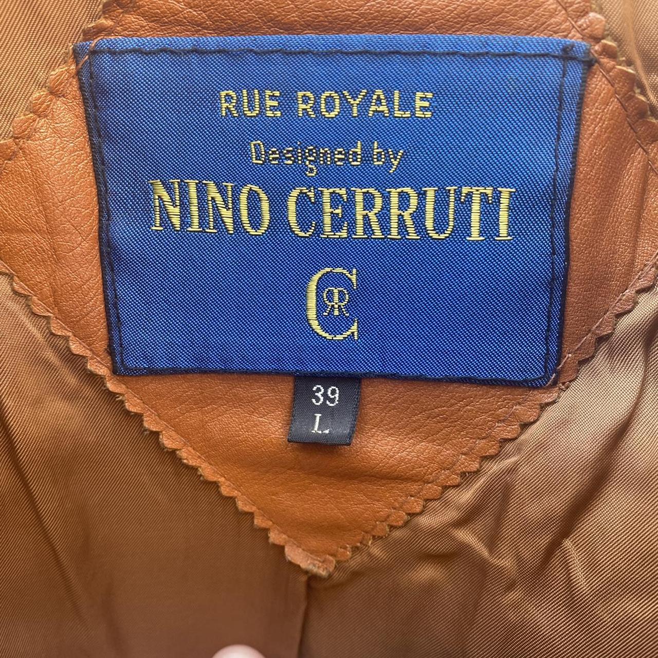 Vintage leather jacket by Nino Cerruti Gorgeous... - Depop