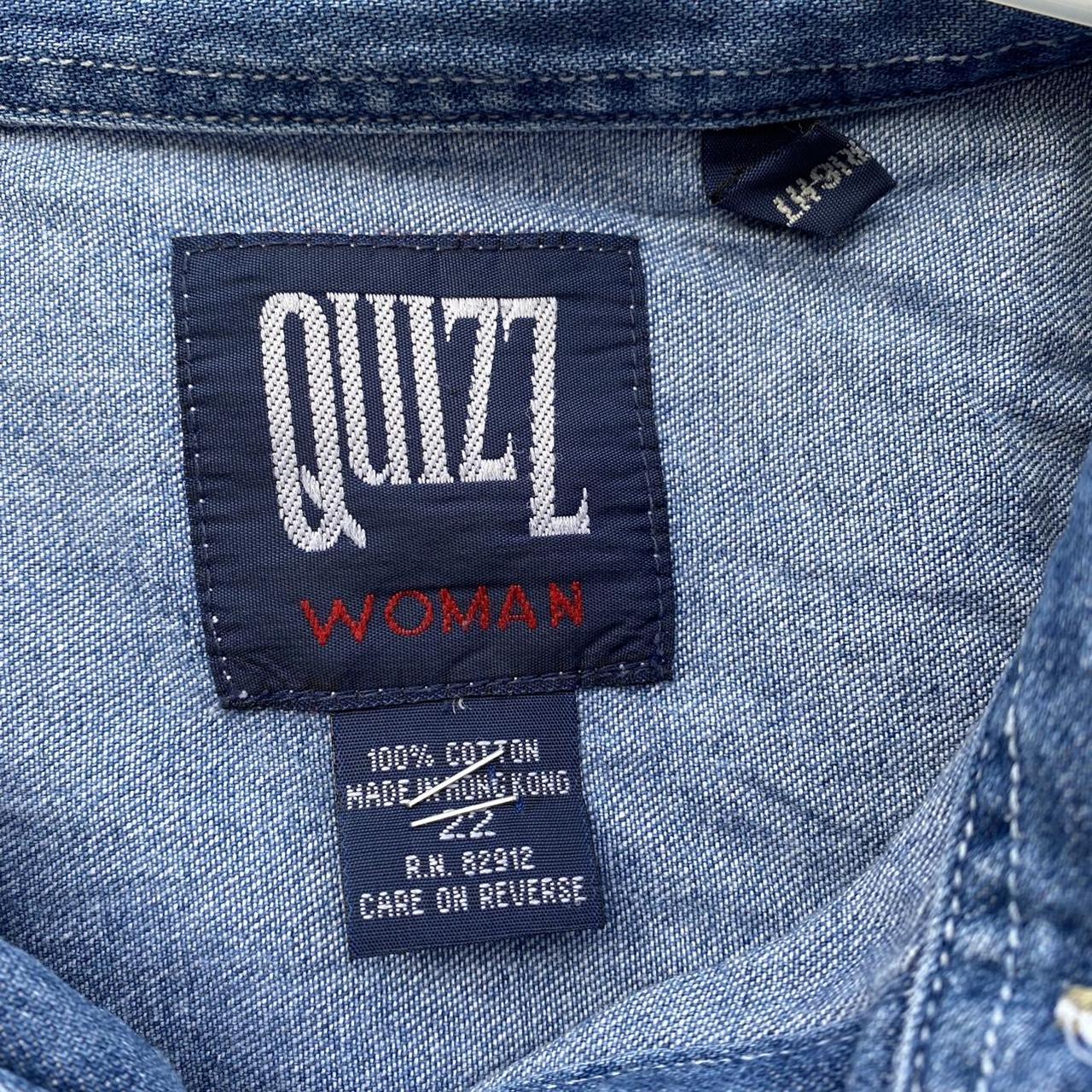 Quiz Women's Blue and Navy Shirt (4)