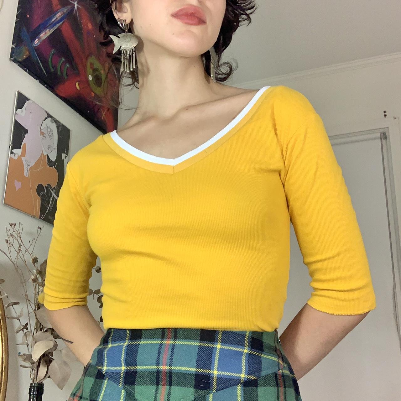 River island yellow top online