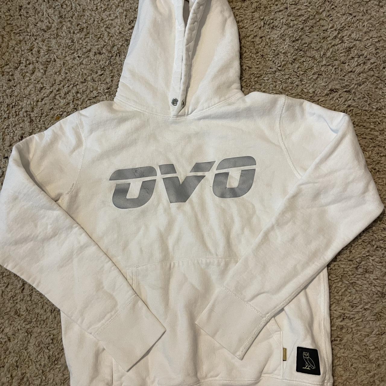 Ovo octobers very own drake hoodie. White with 3m. Depop