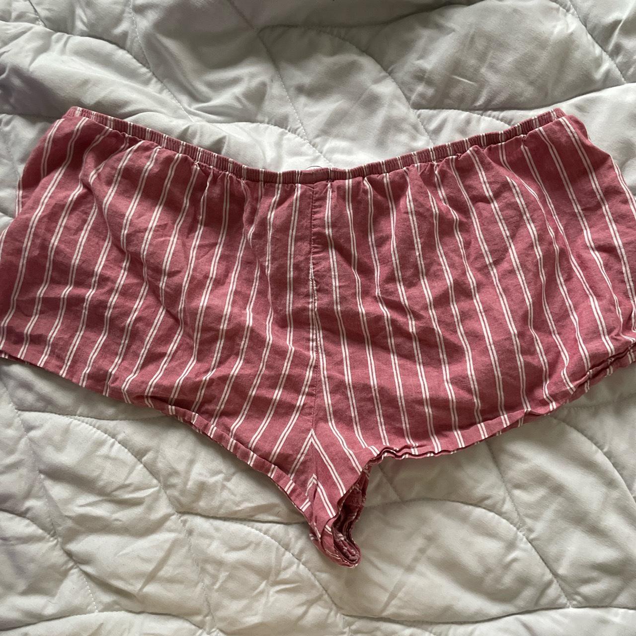 victoria’s secret lounge sleep shorts pink and... Depop