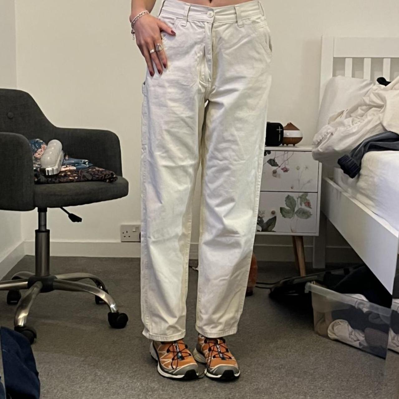 Brandy Melville Tammy cargo pants Beige cargo... Depop