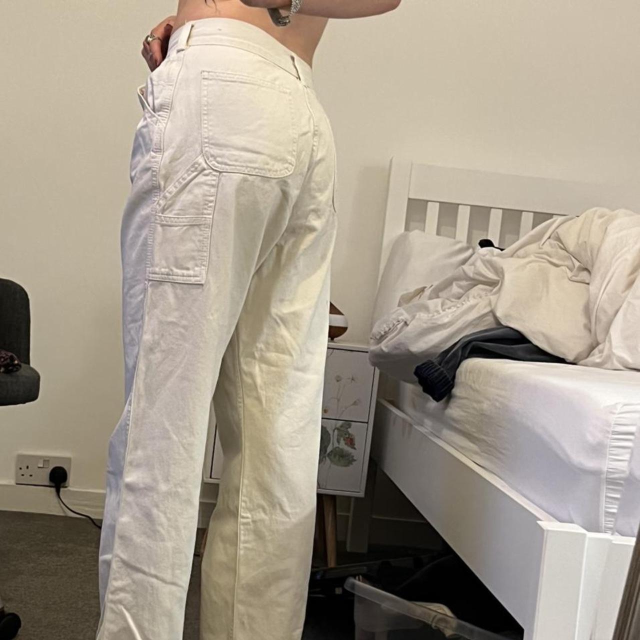 Brandy Melville Tammy cargo pants Beige cargo... Depop