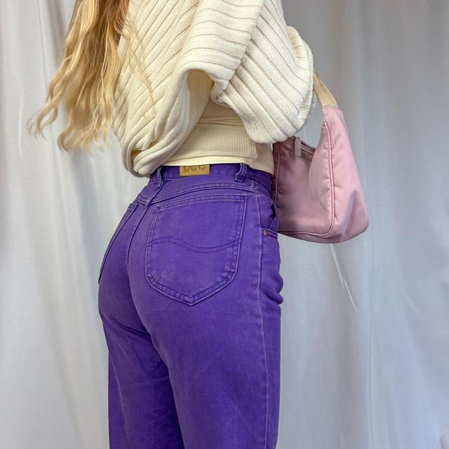Vintage purple jeans Brand: Westport Denim Size: - Depop