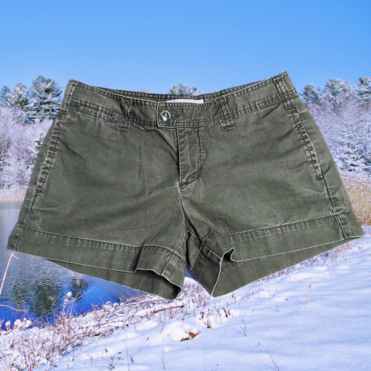 Gap Short Dark Brown Shorts Favorite Khaki Lowrise... Depop