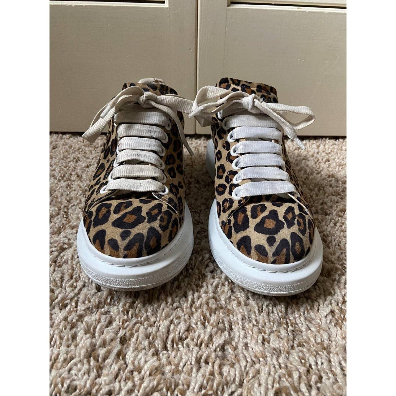 Alexander mcqueen best sale leopard print sneakers