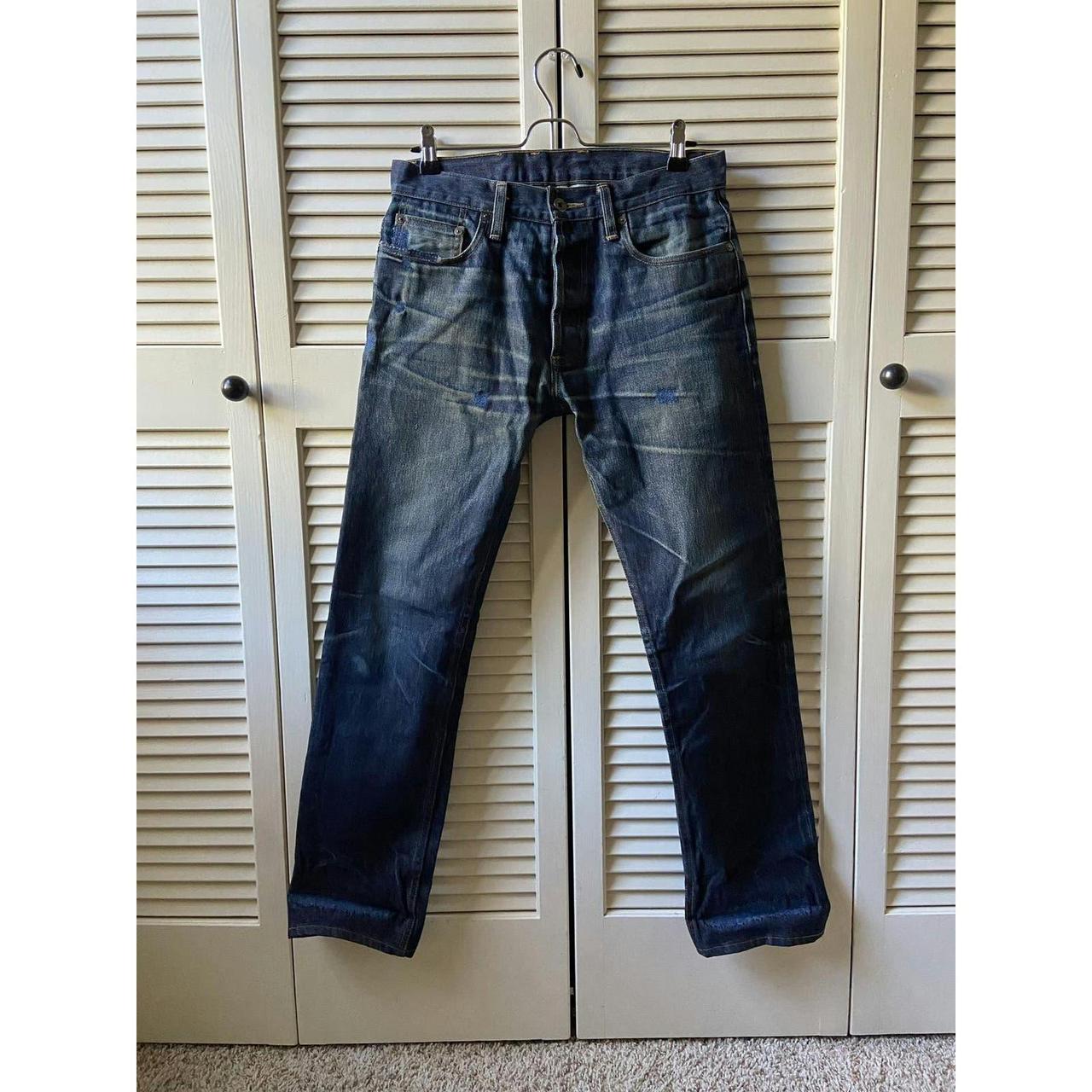 3Sixteen ST-100x Slim Tapered Indigo Selvedge Denim... - Depop