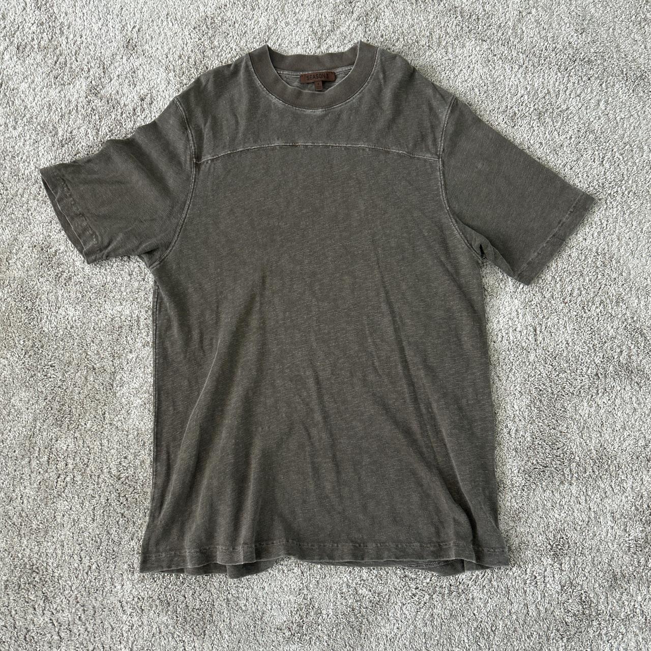 Yeezy Season 3 Hoodie Washed Black Size S ( | Depop