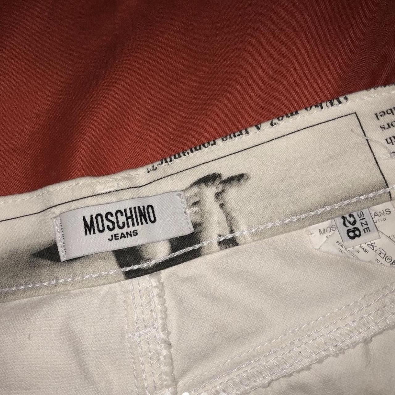 Vintage Moschino Size 28 Newspaper Jeans circa 1999 | Depop