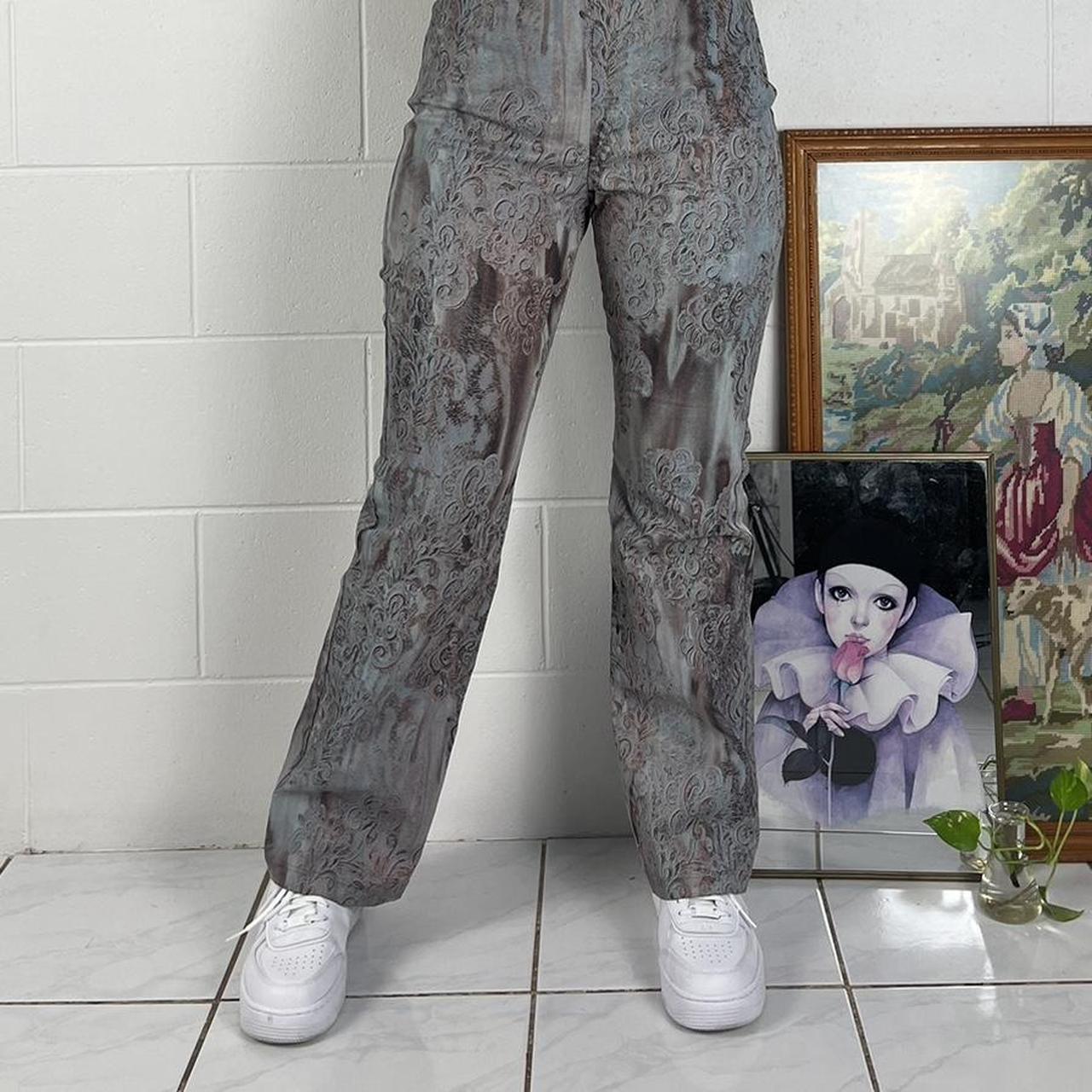 romantic pattern y2k pants 🦋 Instant buys welcome!... - Depop