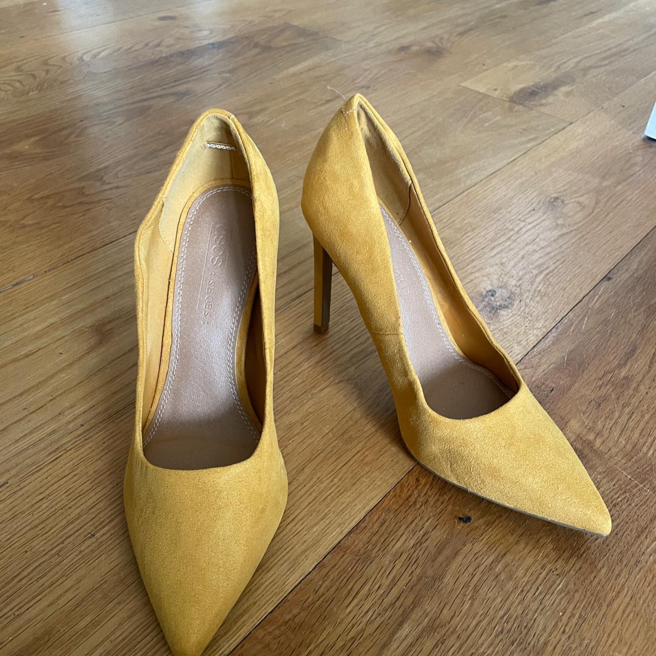 Asos mustard heels best sale