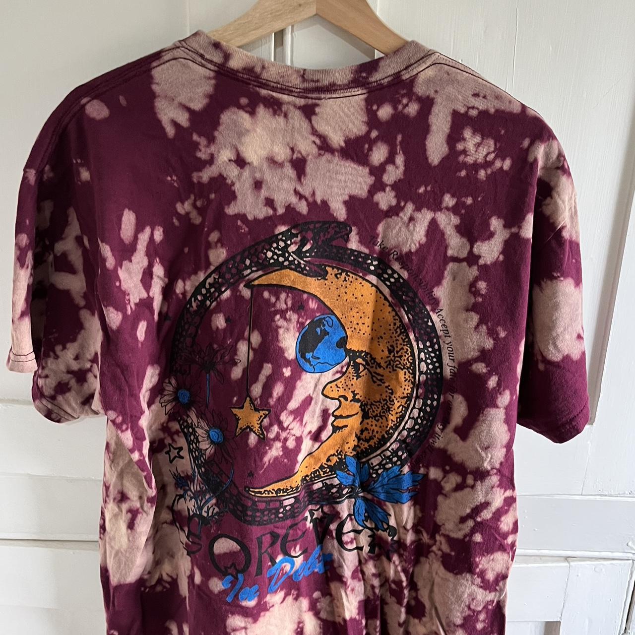 UO tie dye bleach effect t shirt Worn once Super... - Depop