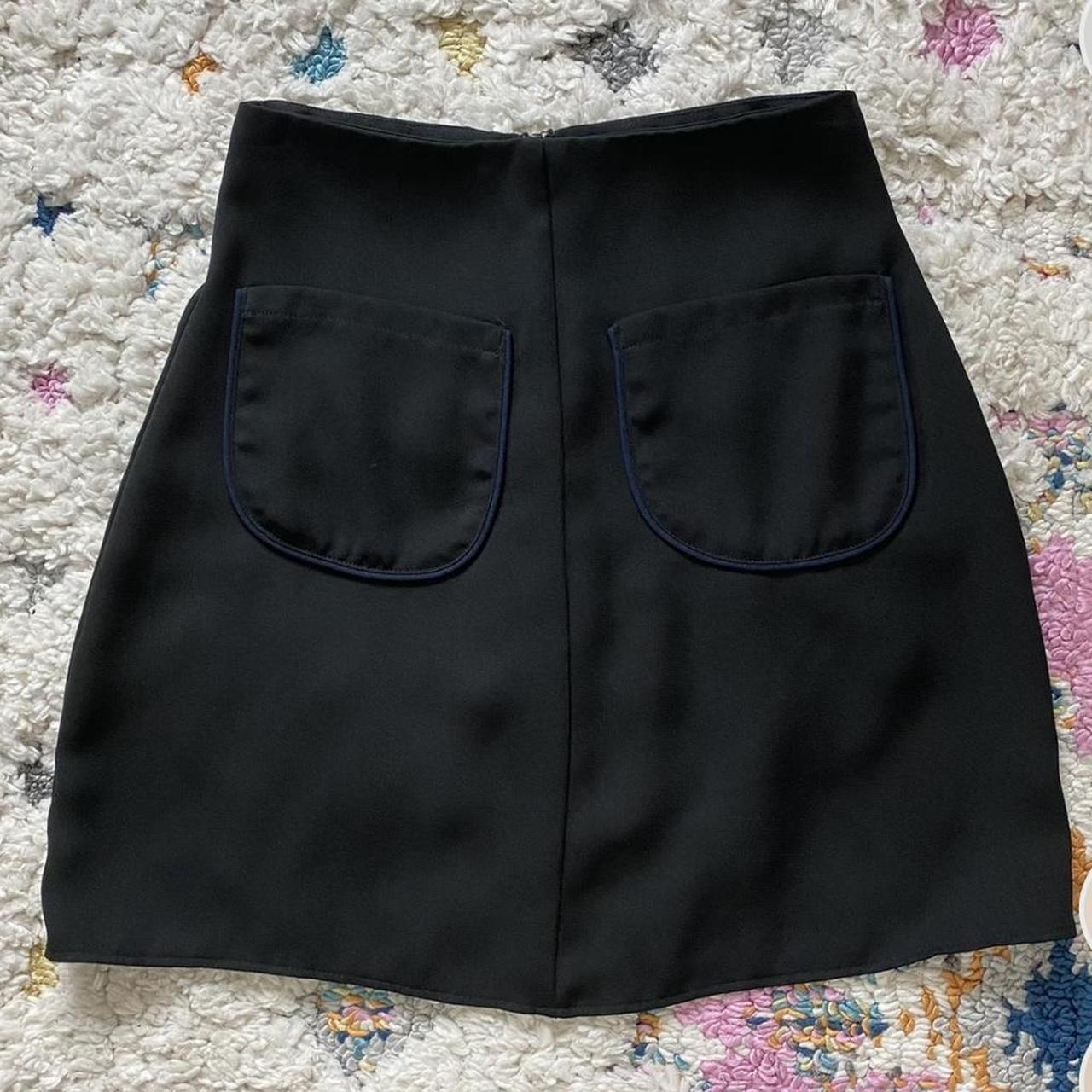 Reformation black mini skirt! This is a repop from a... - Depop