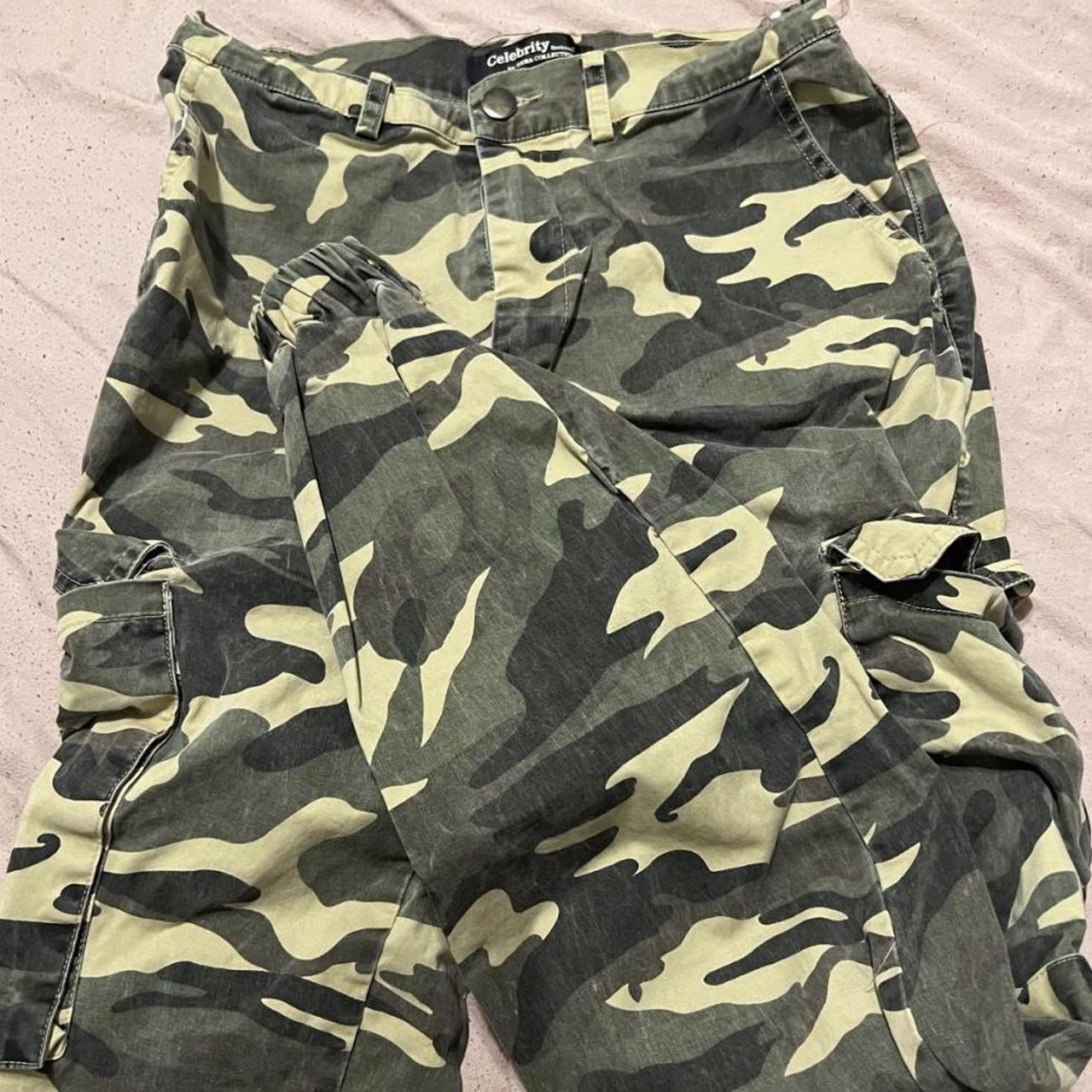 Faded on sale camo joggers