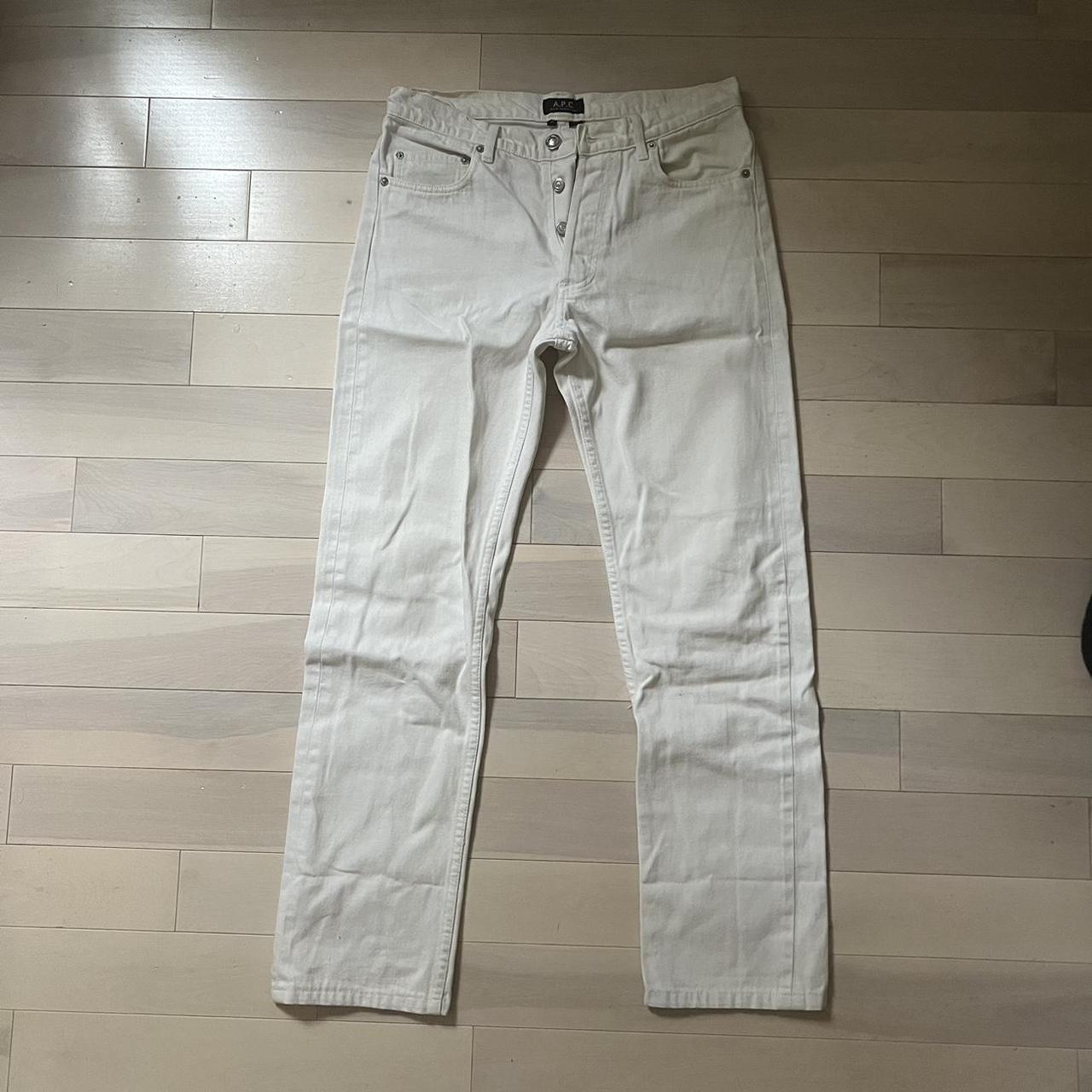 Apc white hot sale jeans