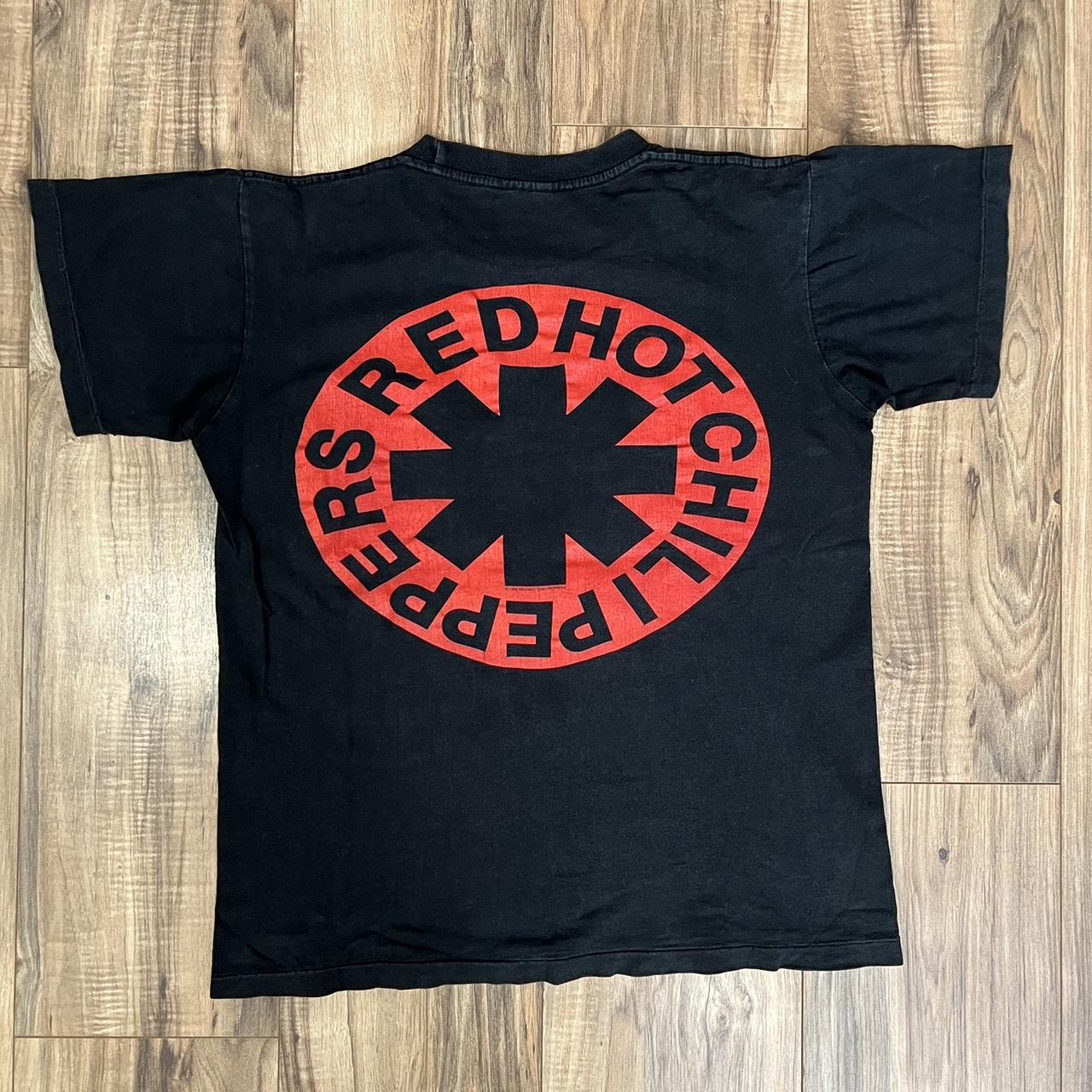 Red Hot Chili Peppers Sperm Vintage Shirt - Size US - Depop