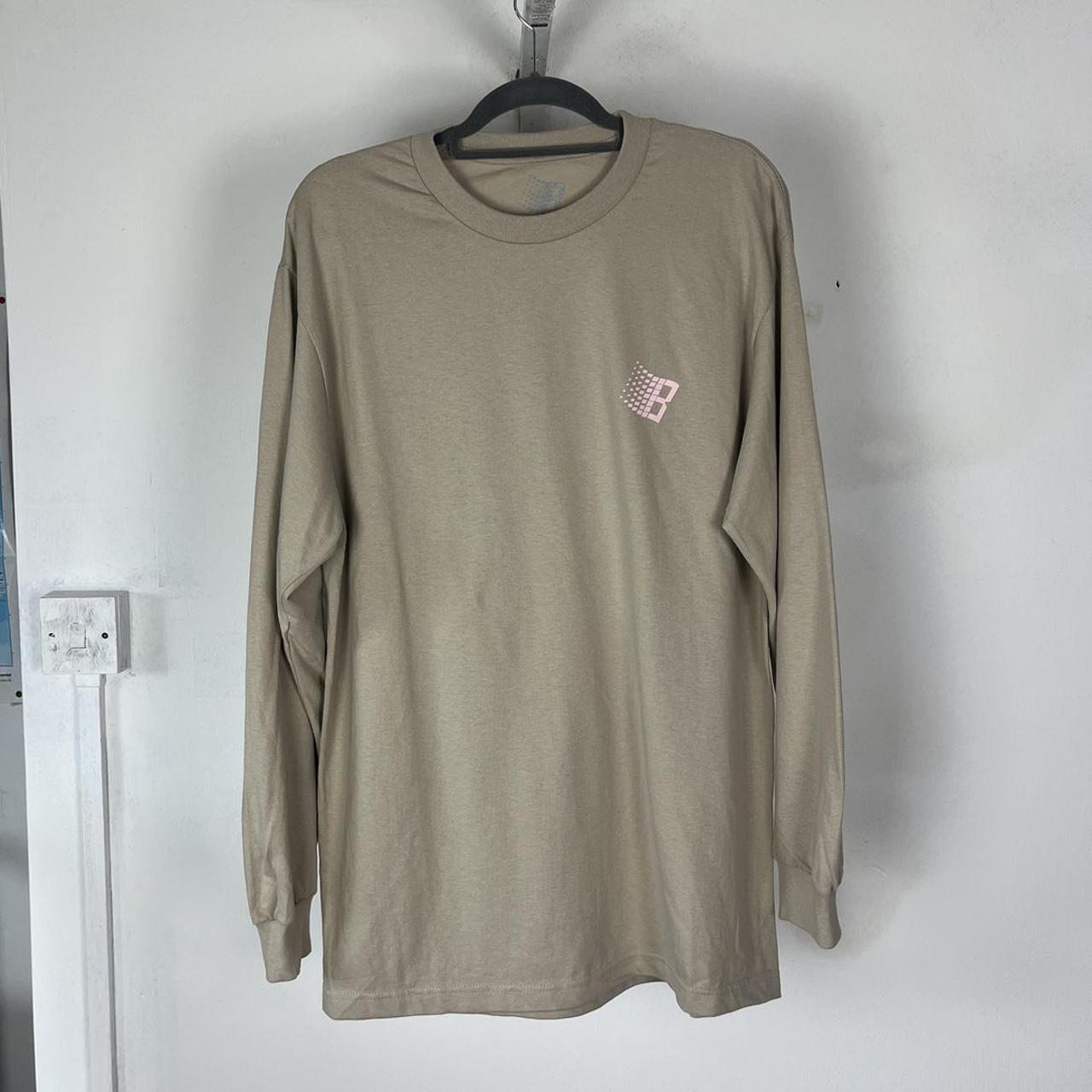 Bronze 56k long t shirt Great pink logo colour... - Depop