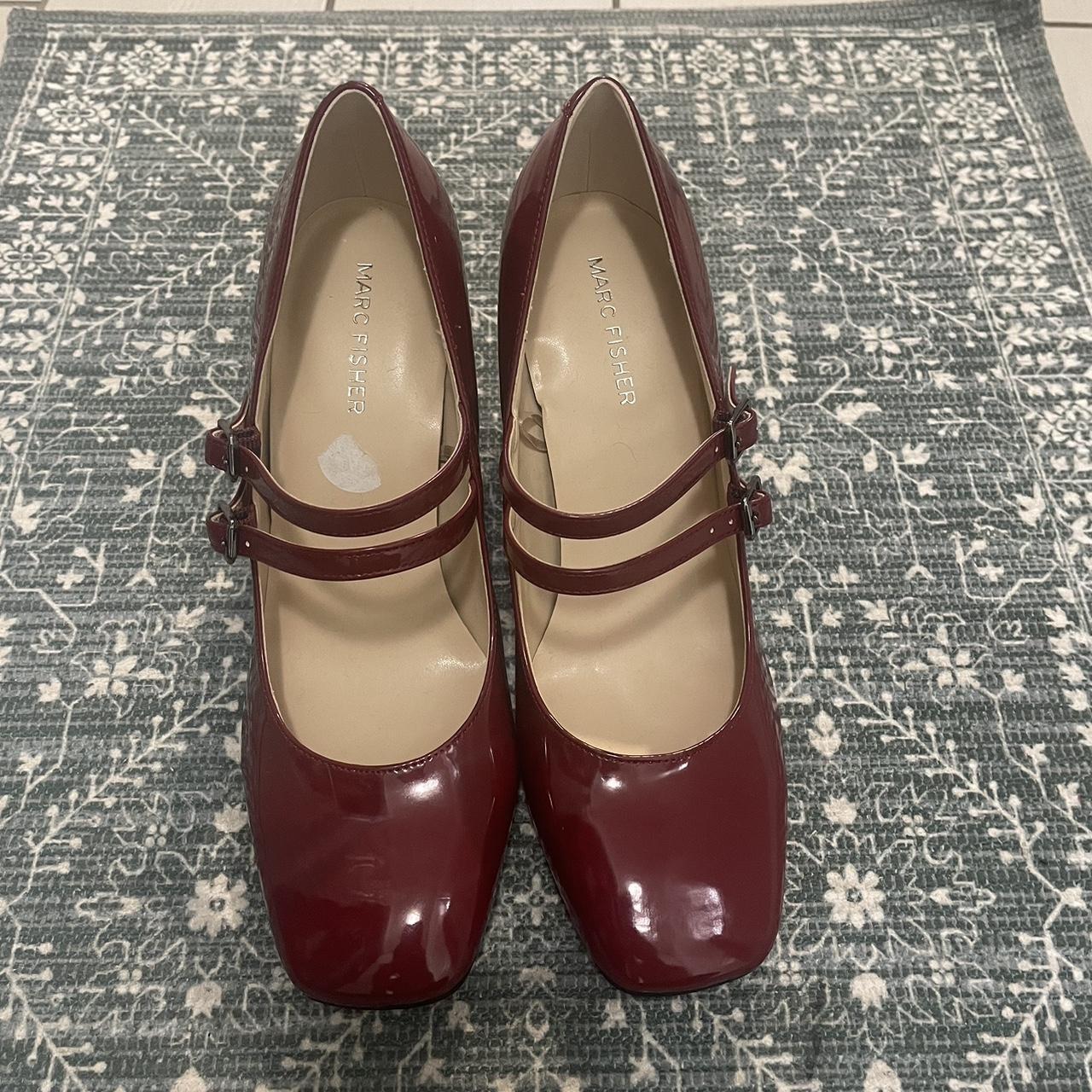 Marc Fisher Platform Mary Janes Perfect Condition... - Depop