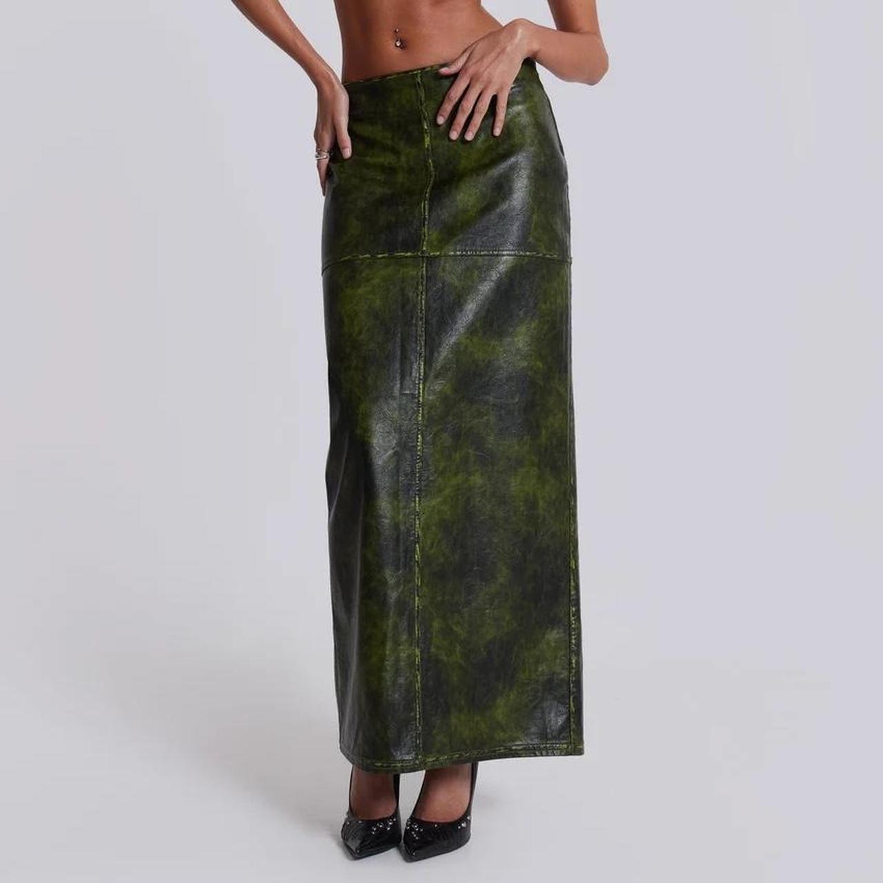 【JADED LONDON】Venom Faux Leather Maxi Skirt（送料無料） JADED LONDON】Venom Faux Leather Maxi Skirt（送料無料