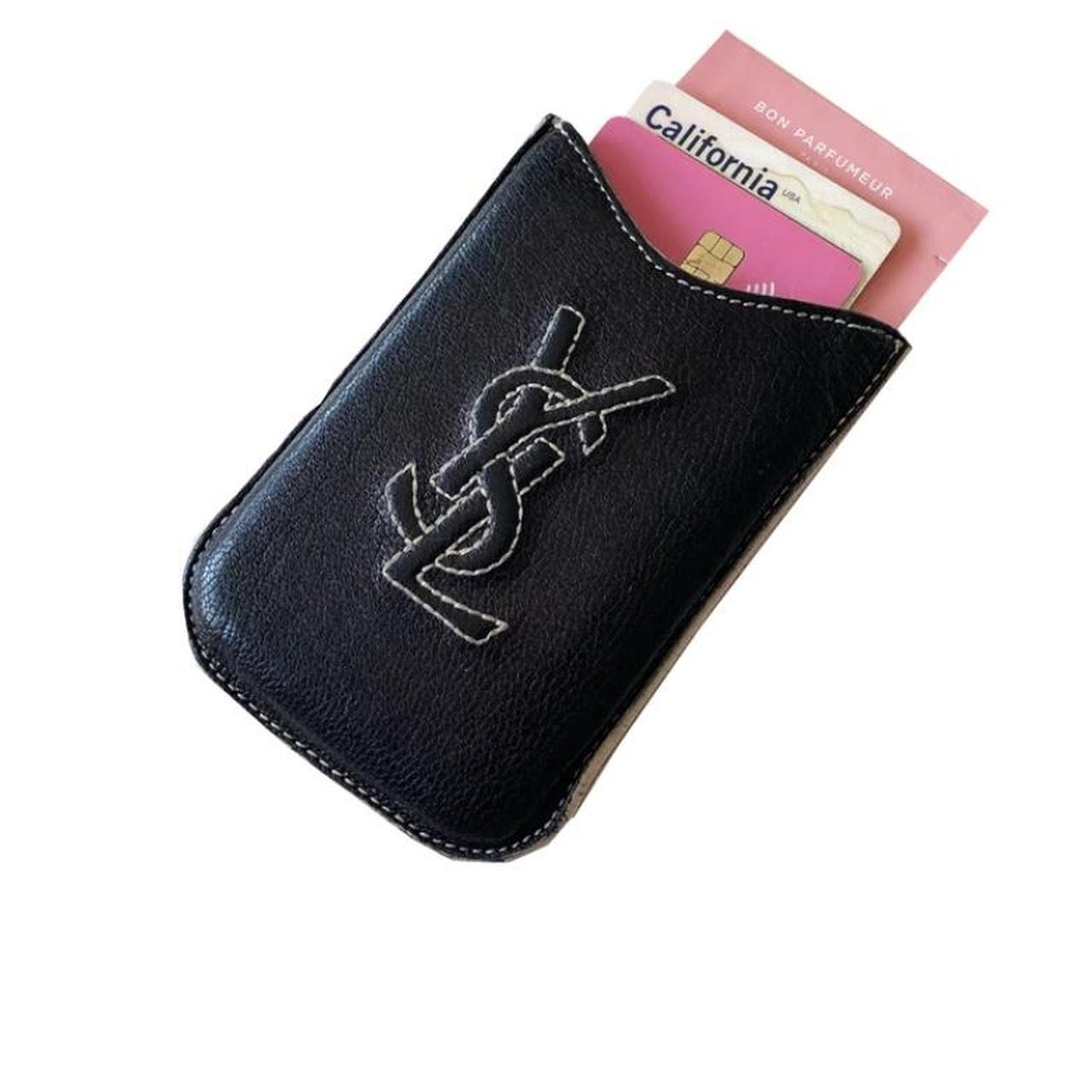 Yves Saint Laurent embroidery cardcaseレディース