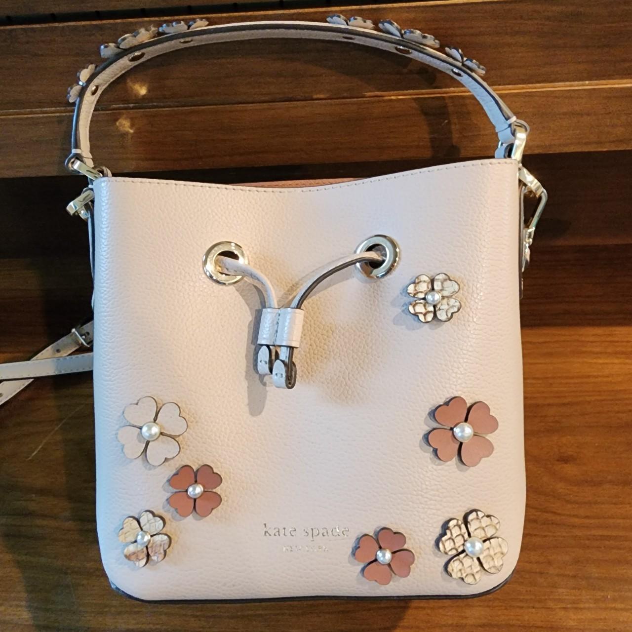 Kate Spade New York Eva Floral Bouquet Small Bucket Crossbody