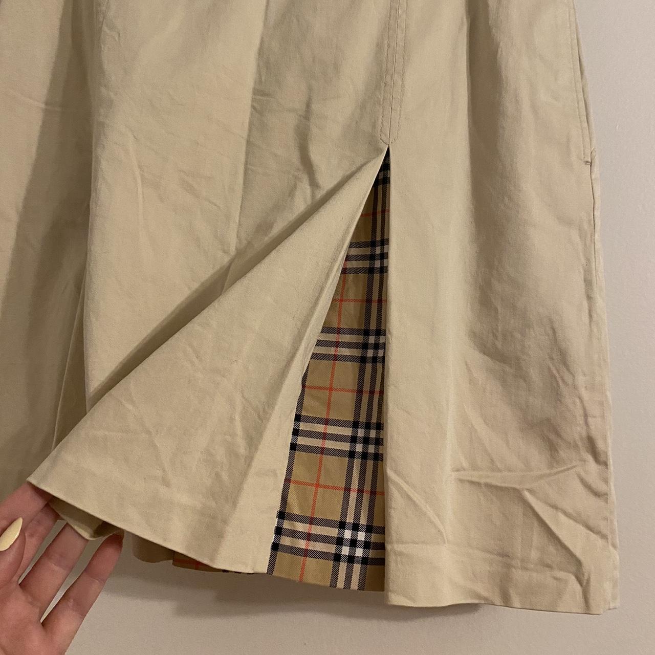 vintage Burberry nova check pleated golf skirt size 8 Depop