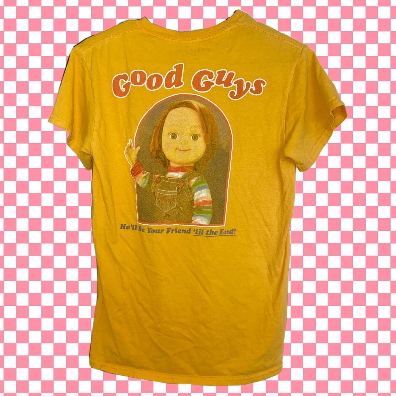 Hot Topic Men's Yellow and Orange Tshirt Depop