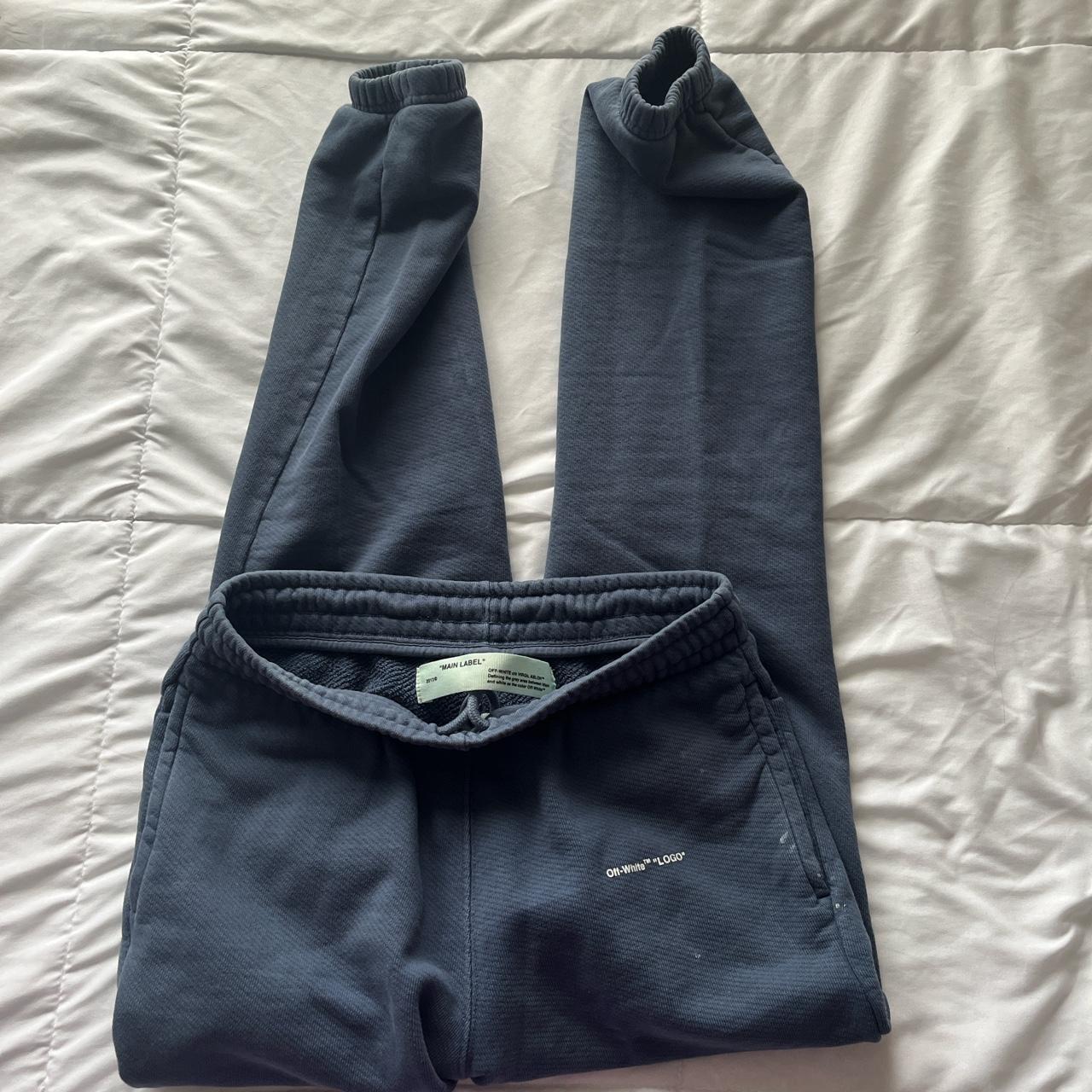 Off-White Women's Blue and Navy Joggers-tracksuits (2)