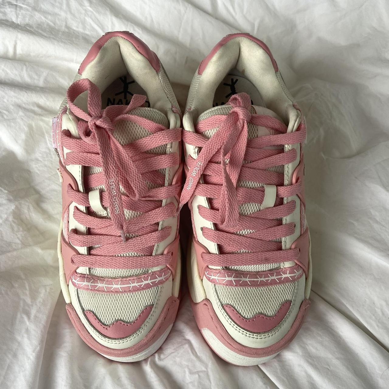 Naked Wolfe Platform Slider Baby Pink Shoes These Depop