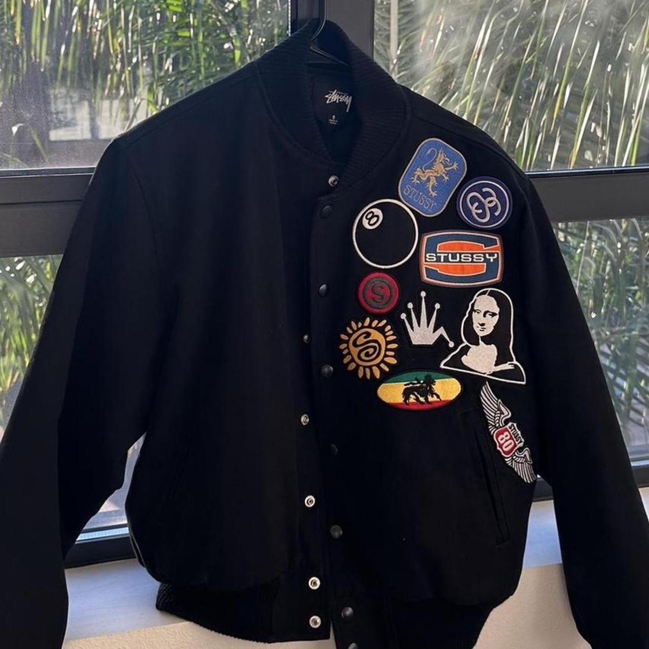 Stussy Souvenir Stadium Bomber Jacket Size Small | Depop