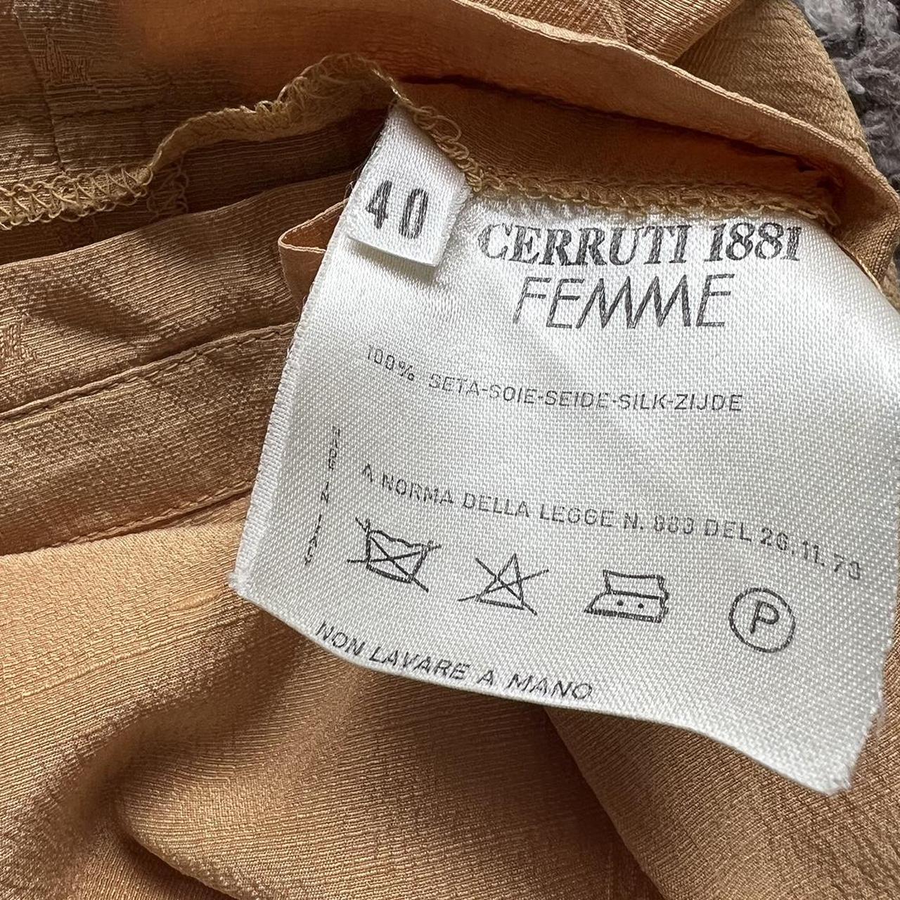 Vintage Cerruti 1881 FEMME French 100 silk Depop