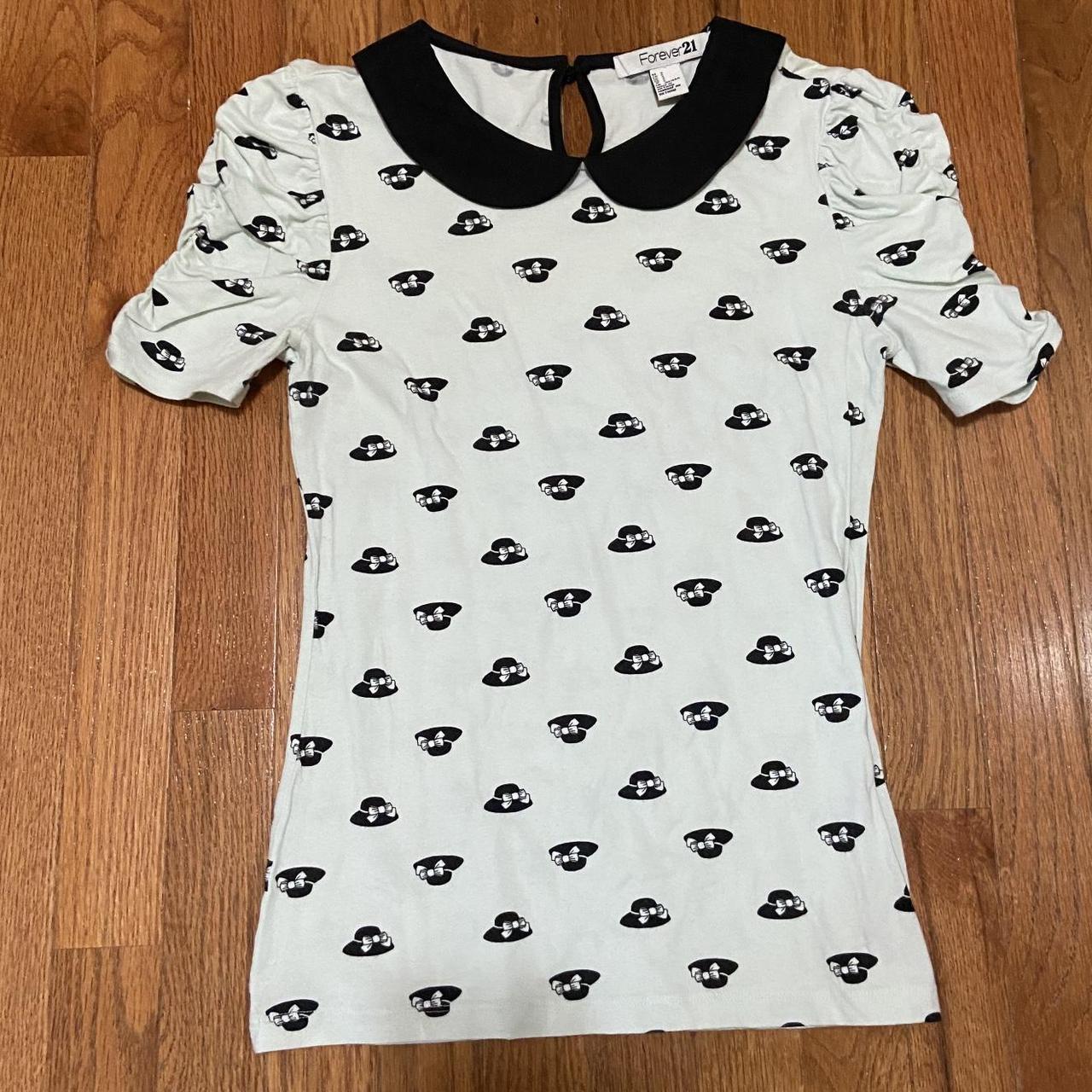 Peter pan collar shirt forever 21 online