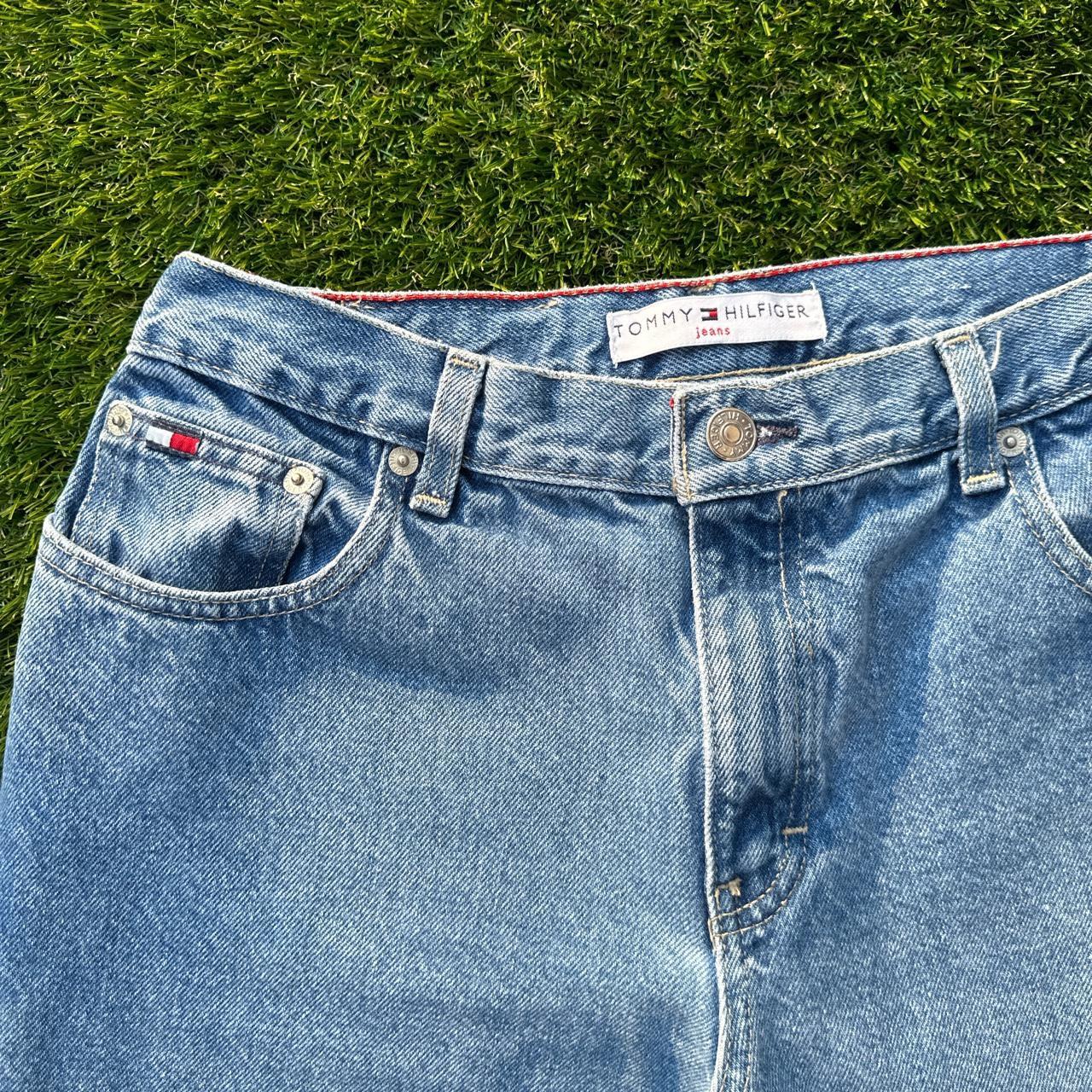 Vintage high waisted dark wash Tommy Hilfiger jeans.... Depop