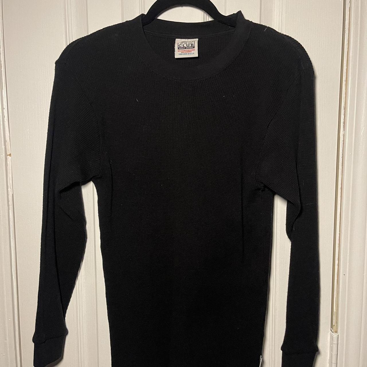 Black Pro Club Thermal Size M Thermal (Waffle)... - Depop