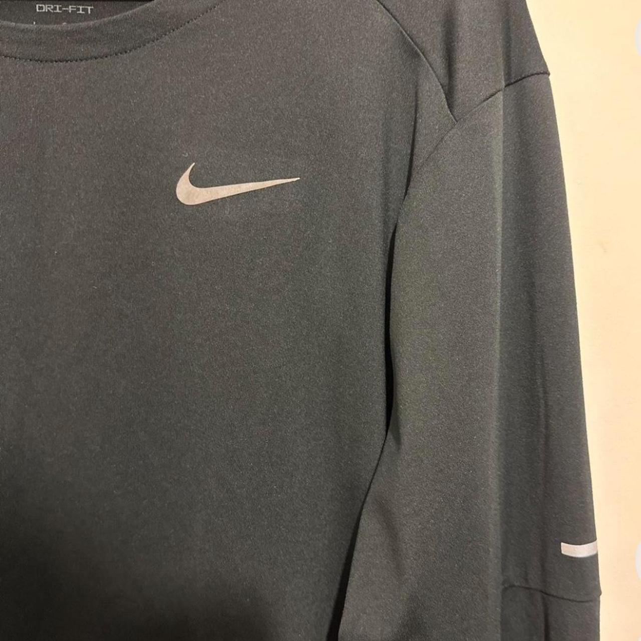 Nike Dri Fit Running Long Sleeved Top - Large - Depop