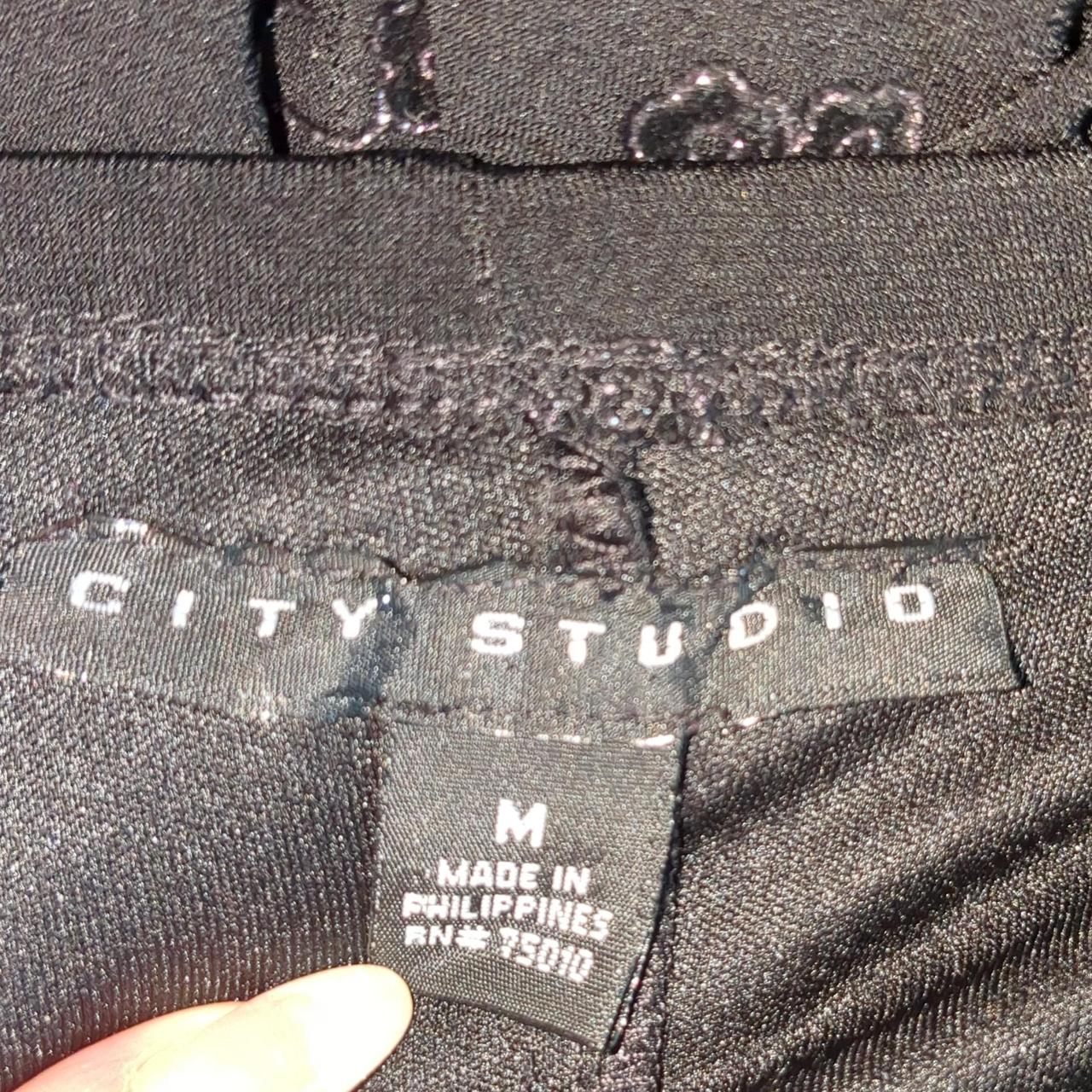 City Studios Women's Black Dress | Depop