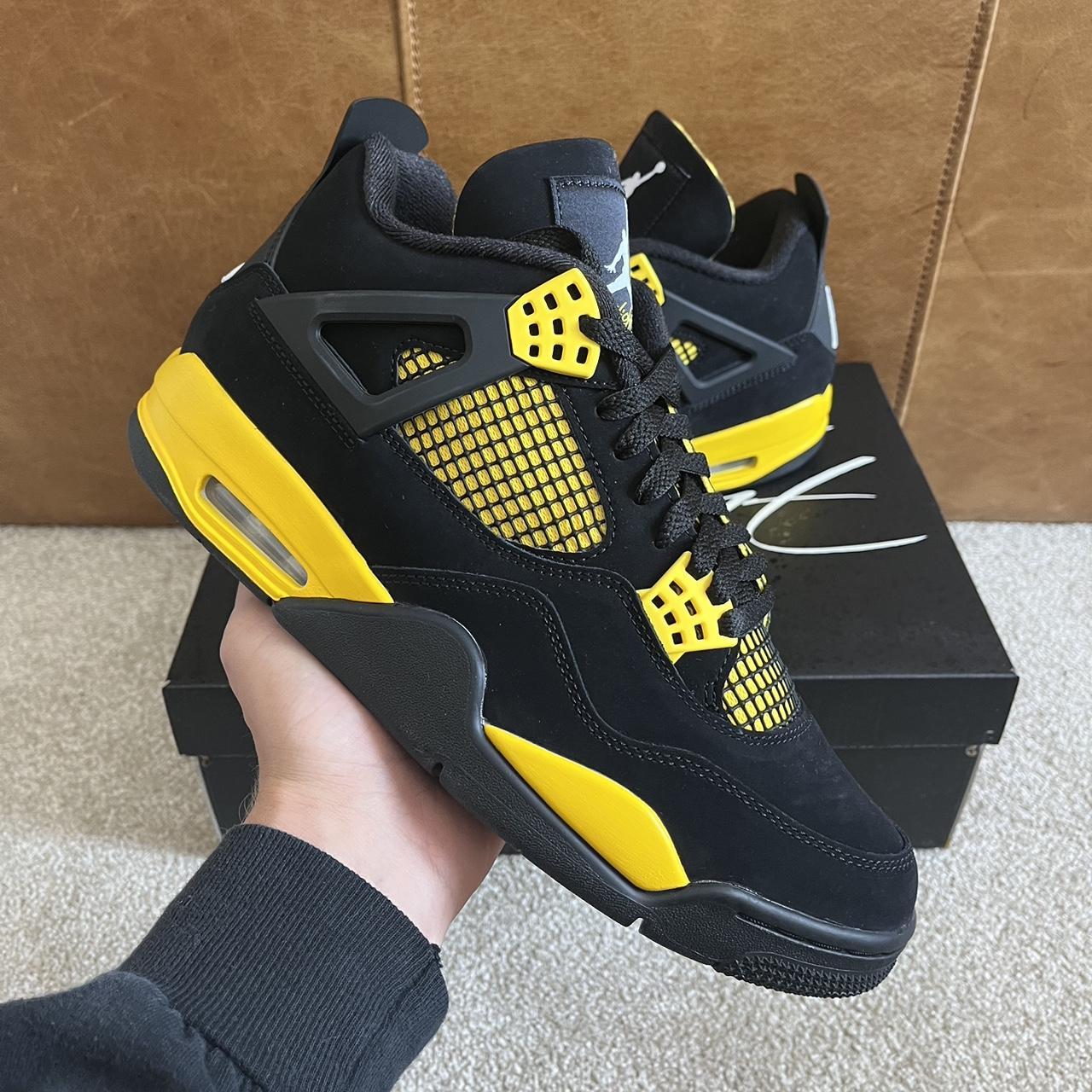 Air jordan 4 retro “ thunder “ Brand new never worn... - Depop