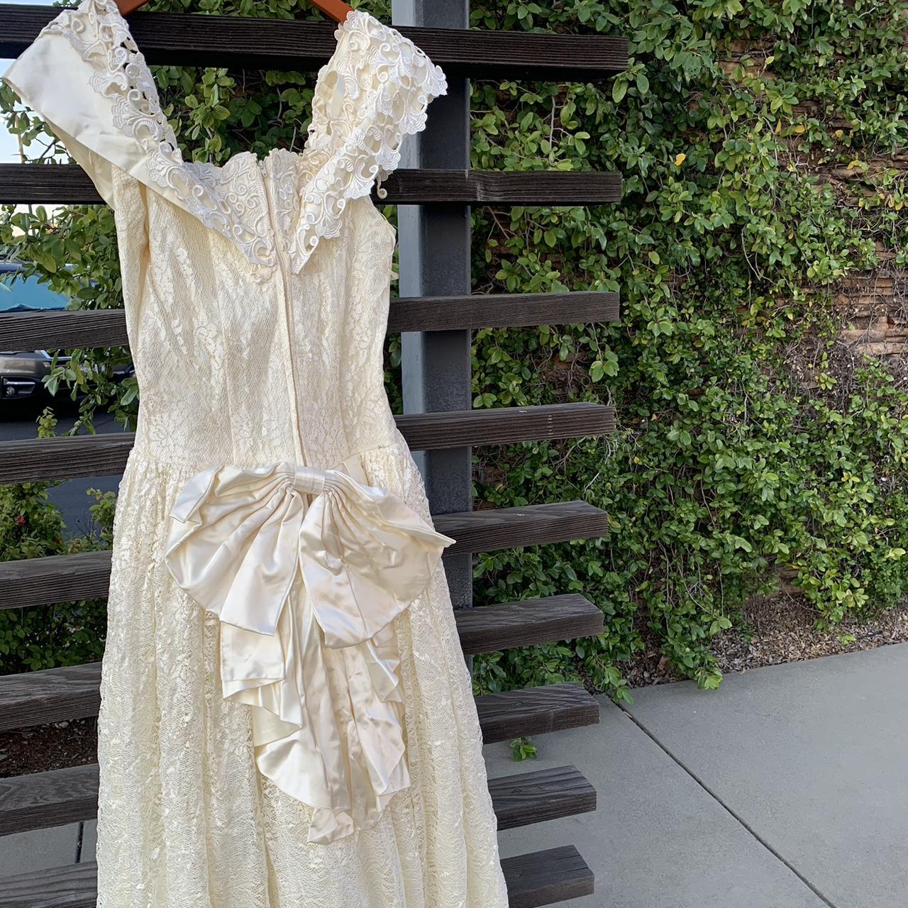 Jessica Mcclintock Wedding Dress Depop