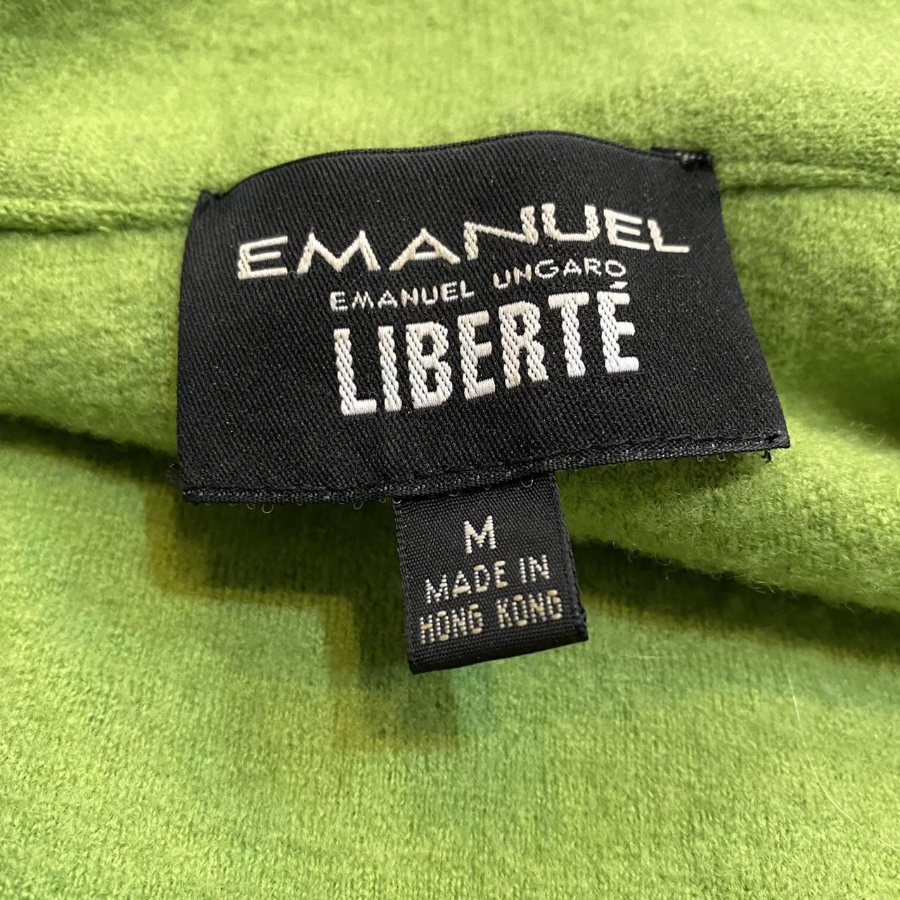 Emanuel Ungaro Women's Silver and Green Coat (5)