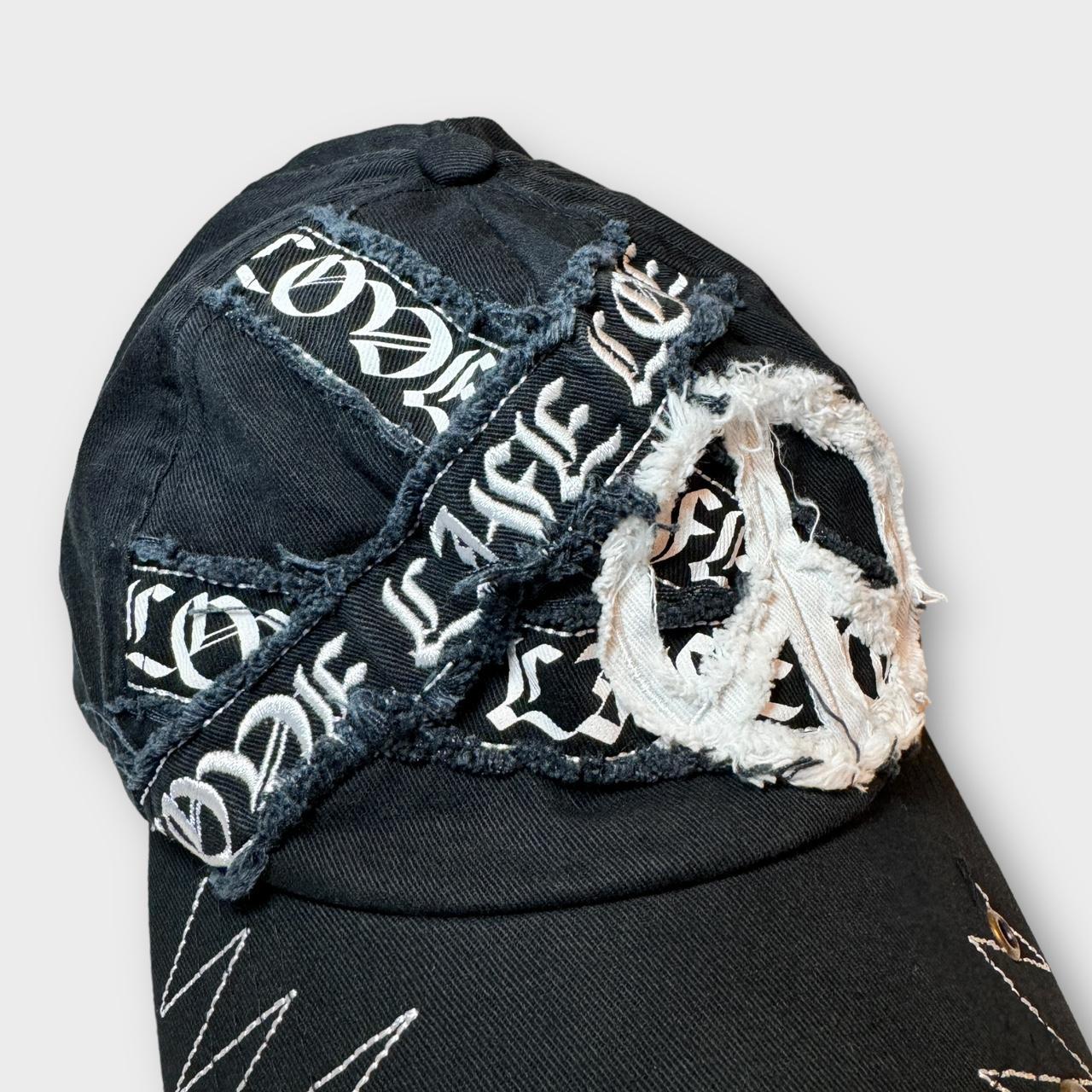 帽子 sanctuary oopsclothing 707spot Y2K jersey shore style hat 🤍 Peace and love all over | Depop