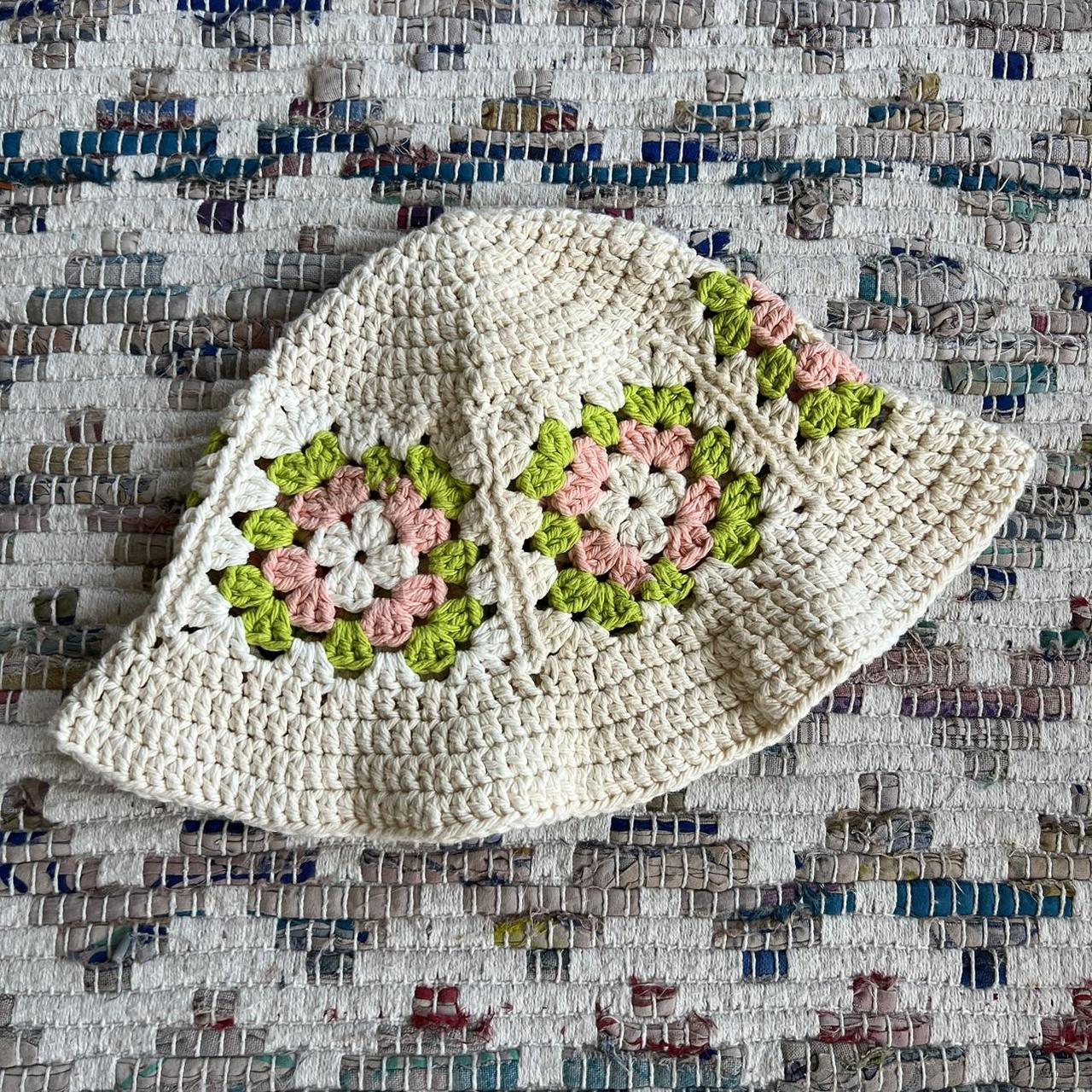 Women's Pink And Green Hat 