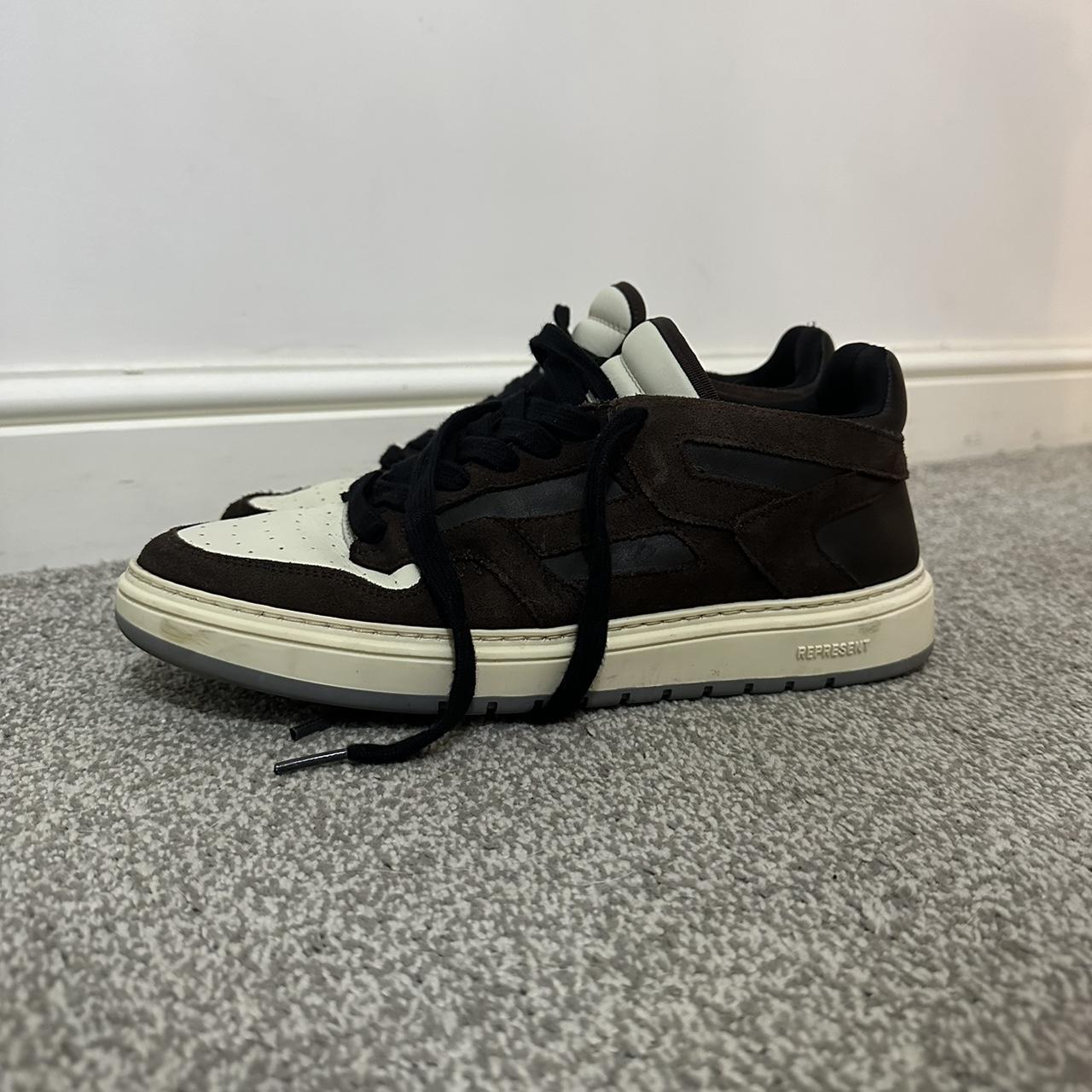 Represent Raptor Low Brown no box worn twice uk8 42eu Depop