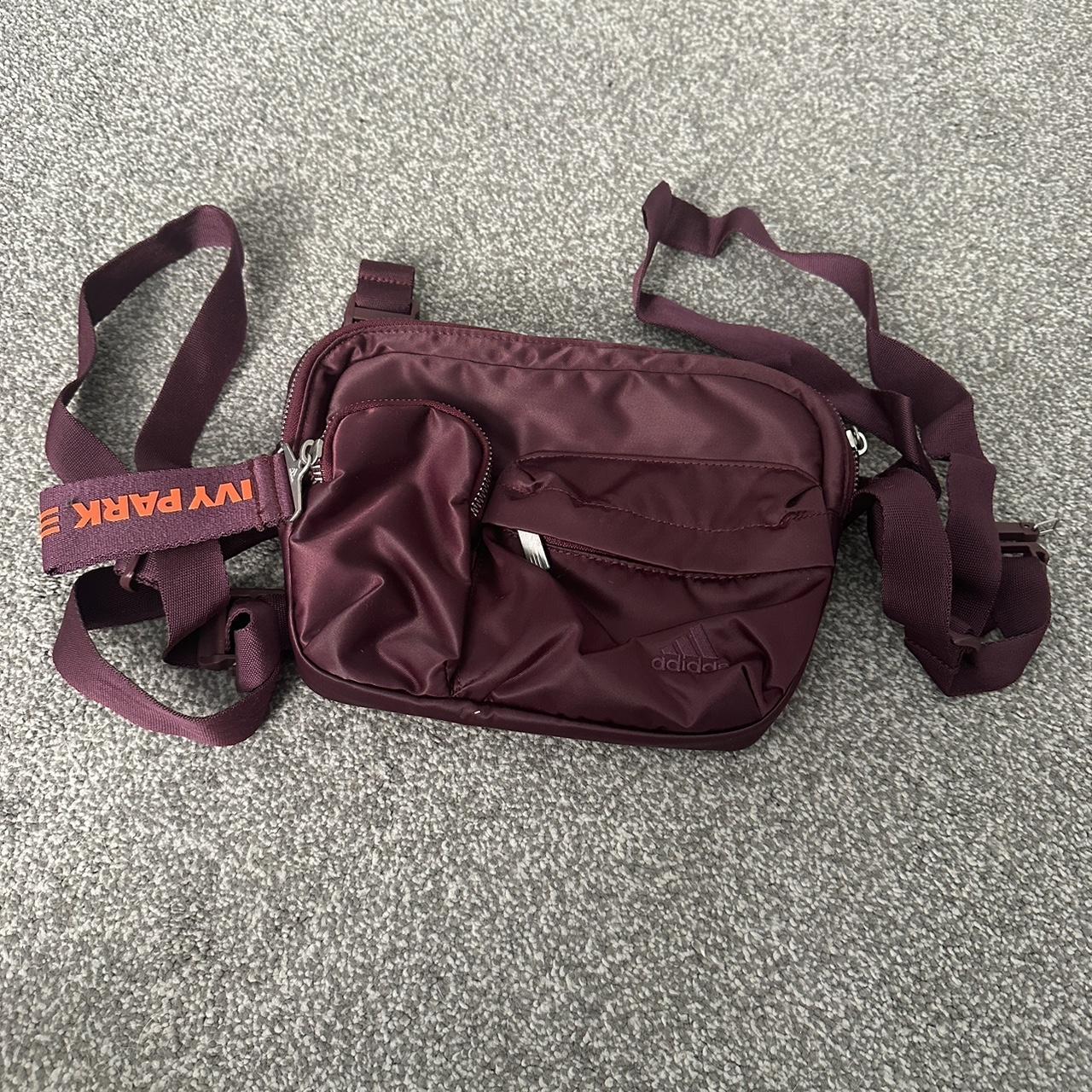 Ivy Park Harness Bag Maroon & Solar Orange Hardly | Depop