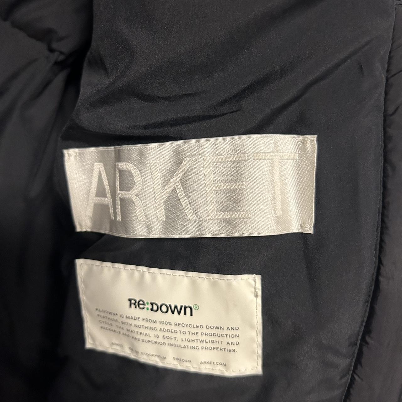 Arket Down Puffer Coat Size Large Fits TTS - Depop