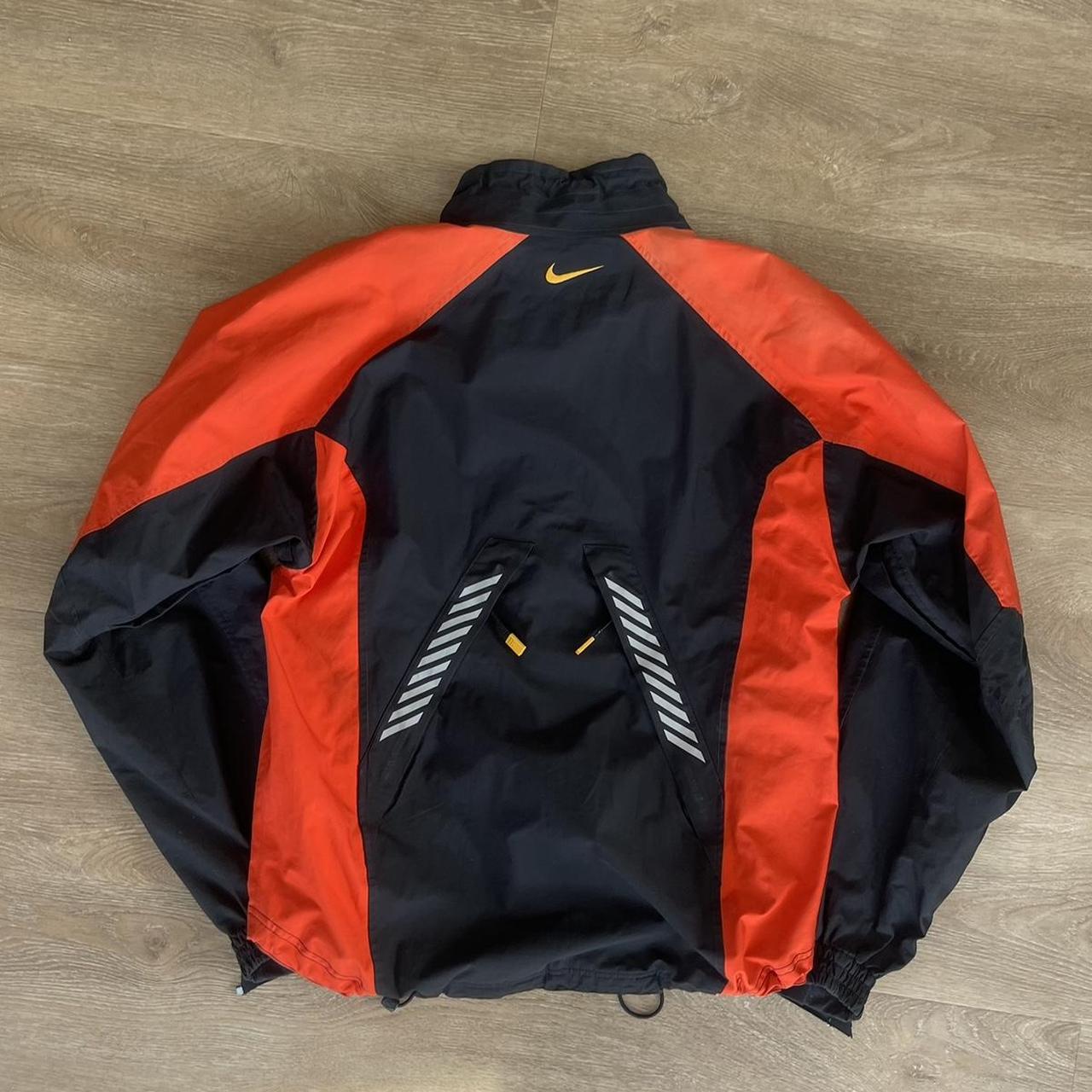 Nike ACG Men's Black and Red Jacket | Depop