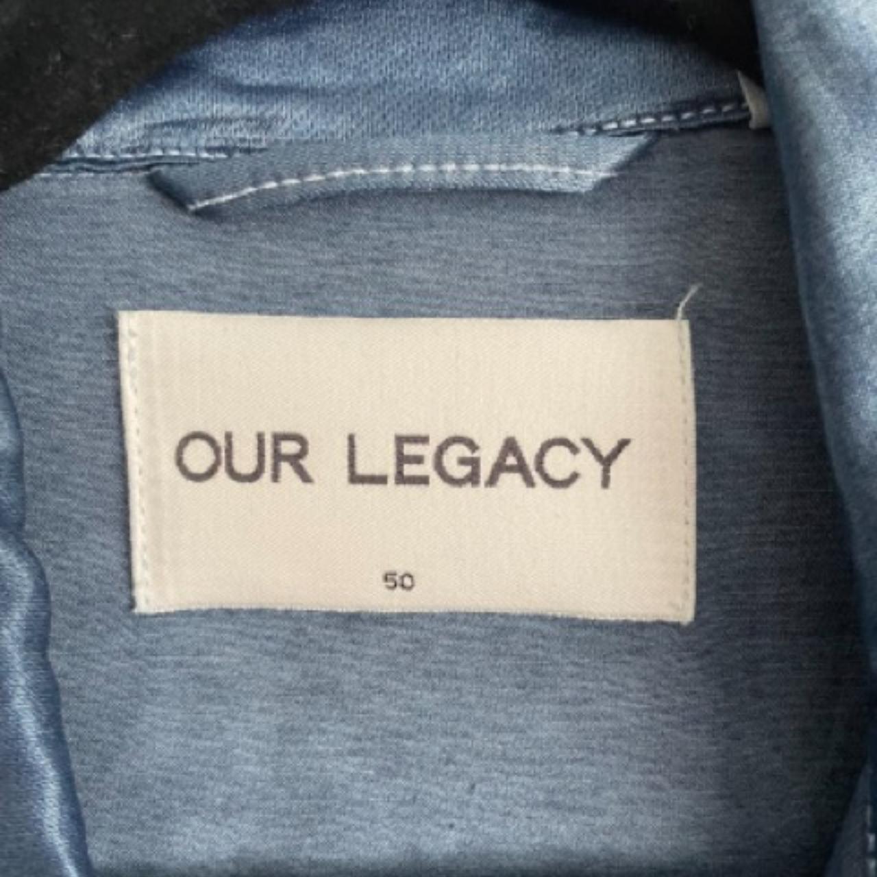 Our Legacy - Splash Cowboy Coach Jacket. Shiny...