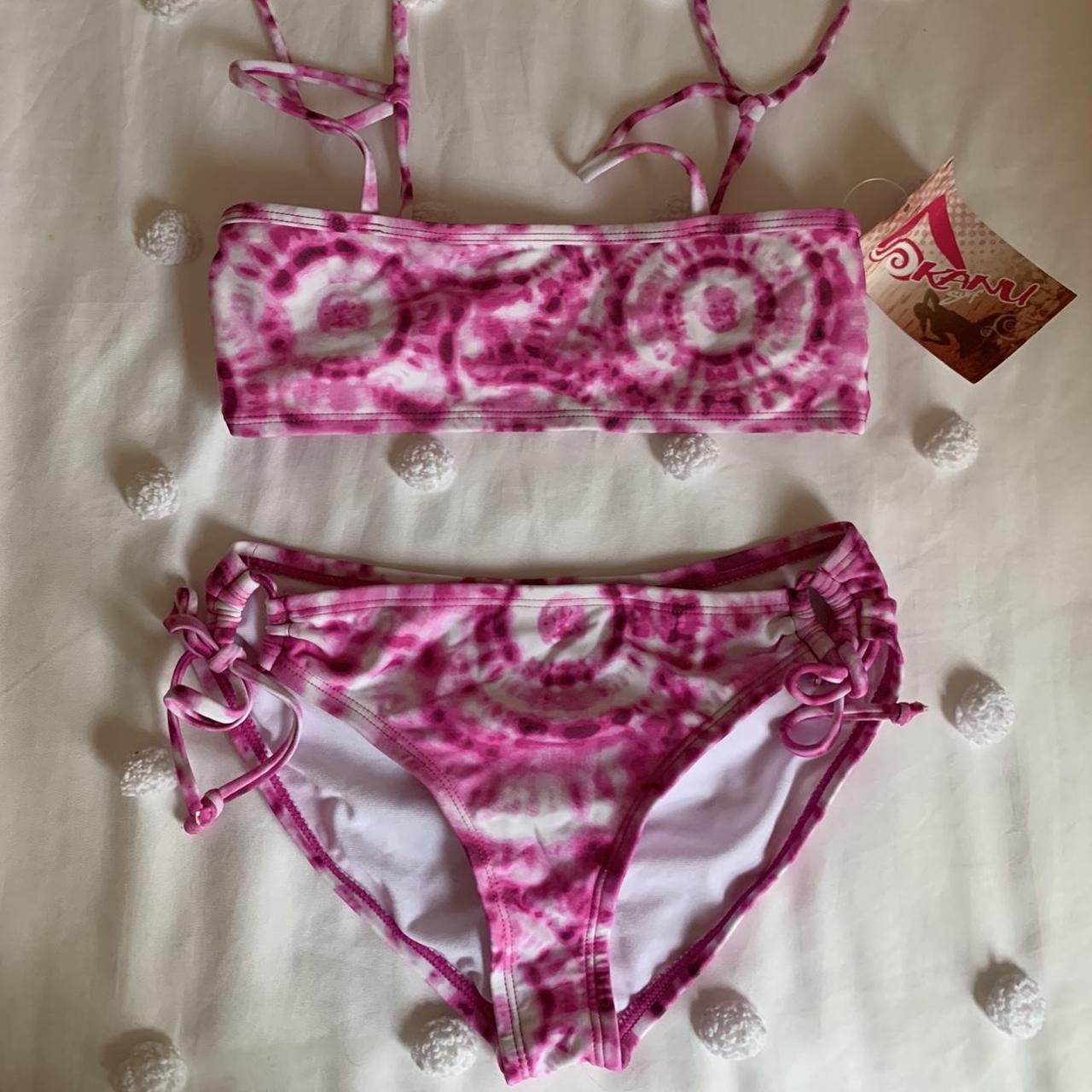 Kanu Surf Pink And White Bikinis And Tankini Sets Depop