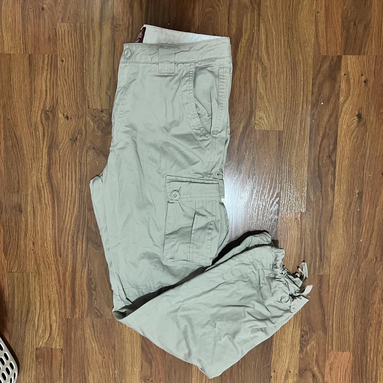 Khaki Baggy Cargo Pants Size 36 Mens Im A Size Depop 6539